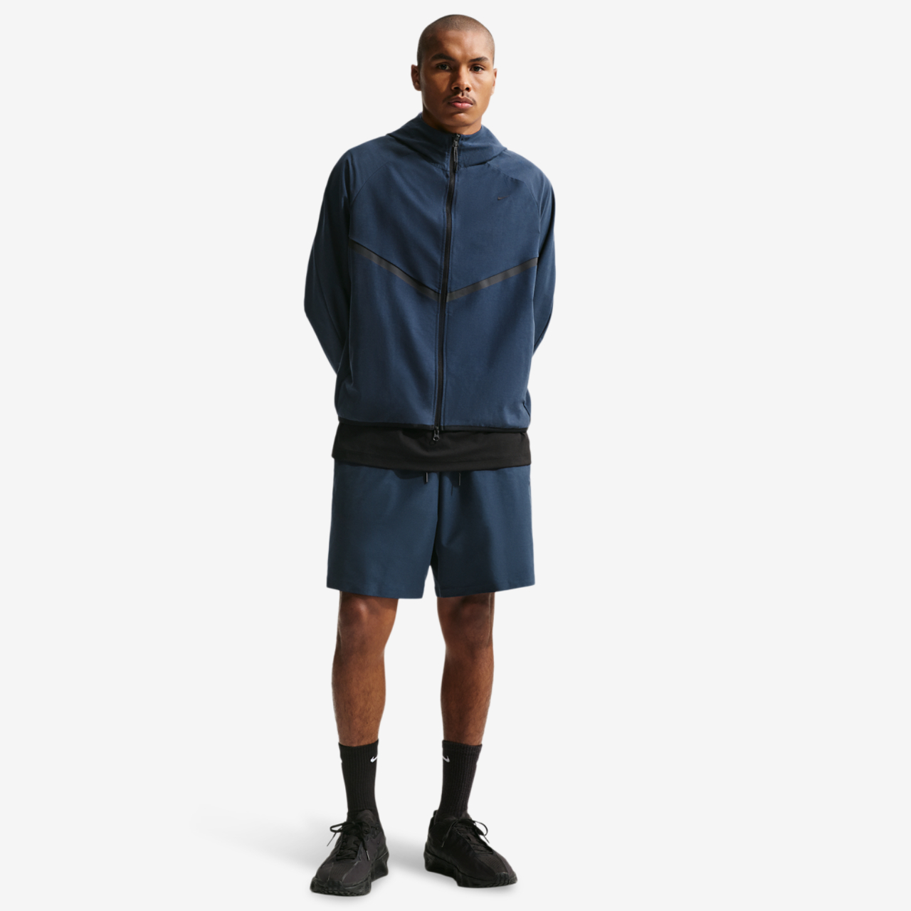 Nike Tech Shori Knit Shorts Image 3 of 4. Tap to open photo gallery.