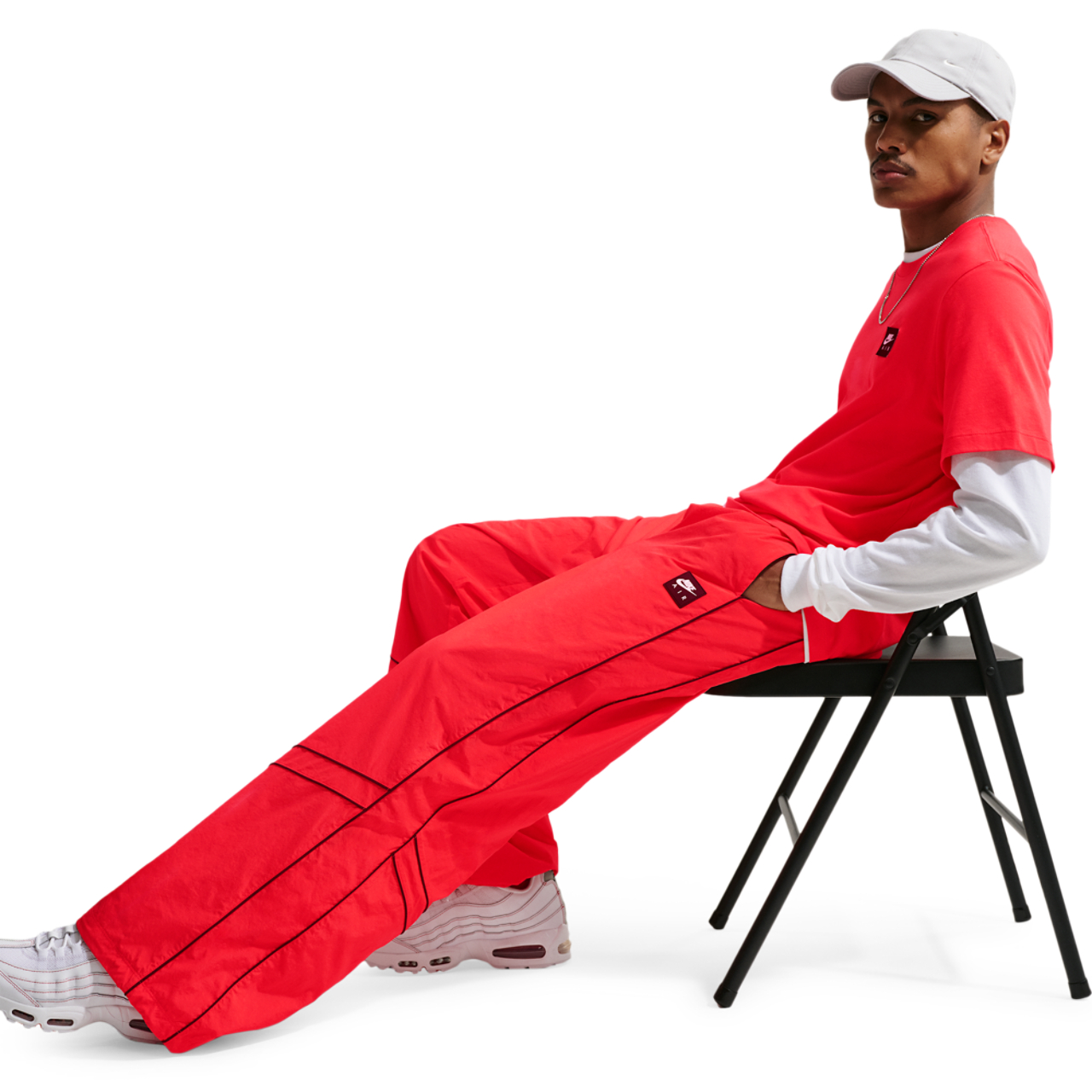 Nike Air Windrunner Track Pants Image 3 of 6. Tap to open photo gallery.