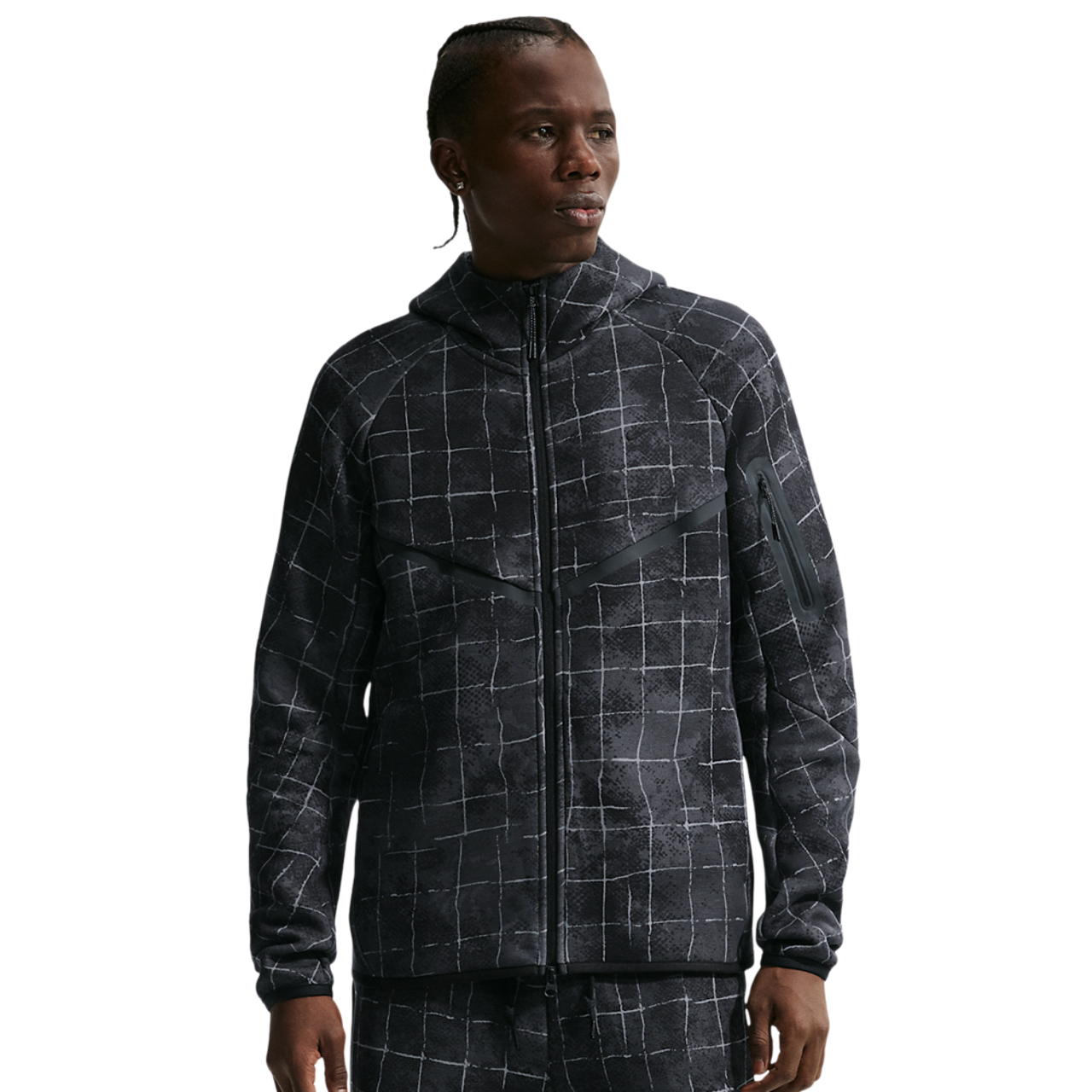 Nike Tech Fleece Full Zip Windrunner Jacket Image 1 of 8. Tap to open photo gallery.
