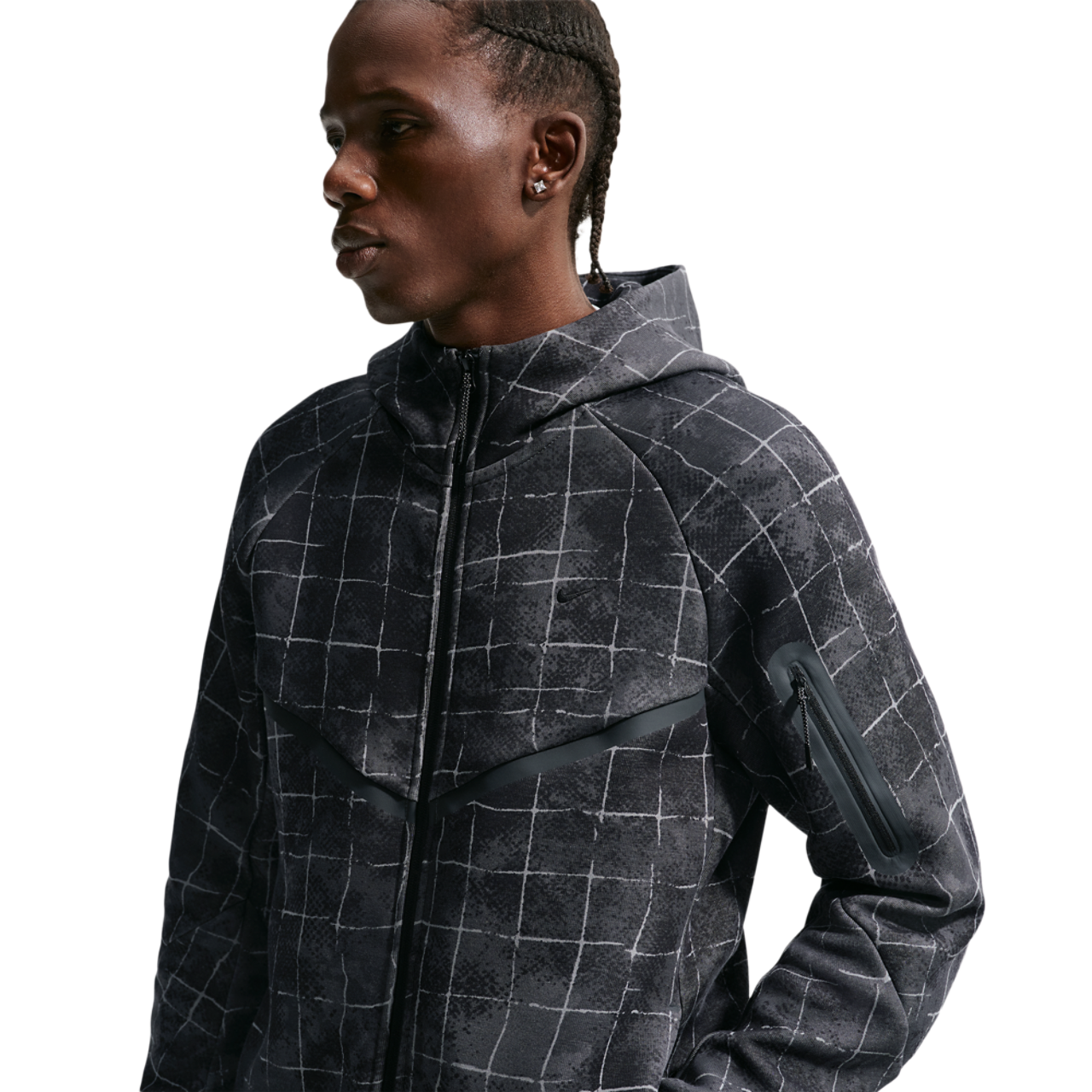 Nike Tech Fleece Full Zip Windrunner Jacket Image 5 of 8. Tap to open photo gallery.