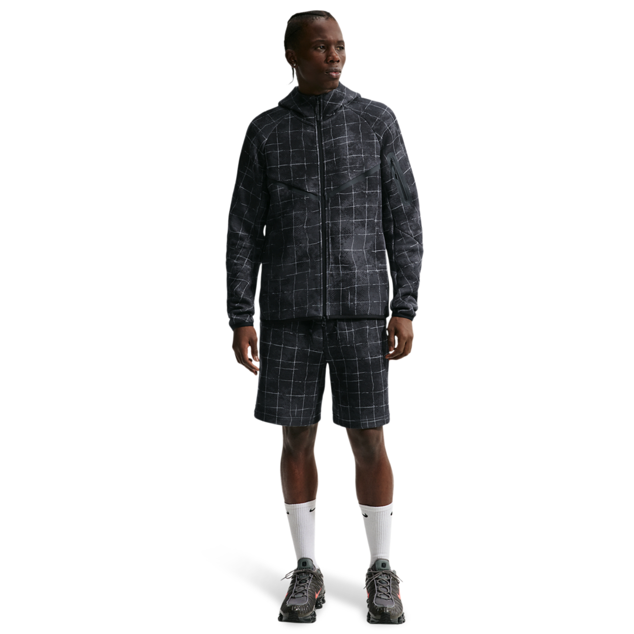 Nike Tech Fleece Full Zip Windrunner Jacket Image 6 of 8. Tap to open photo gallery.