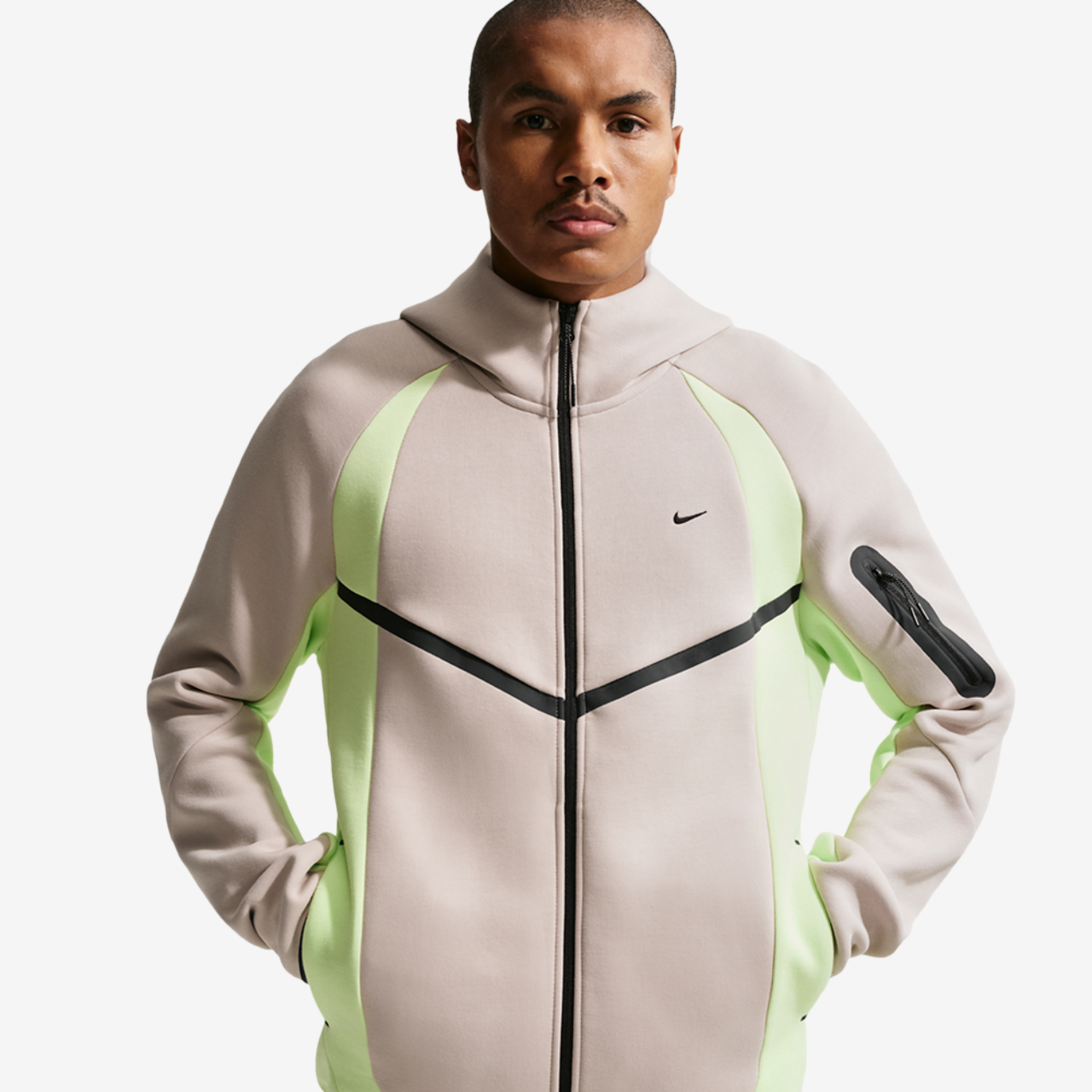 Nike Tech Fleece Pro Wear Full-Zip Jacket Image 1 of 5. Tap to open photo gallery.