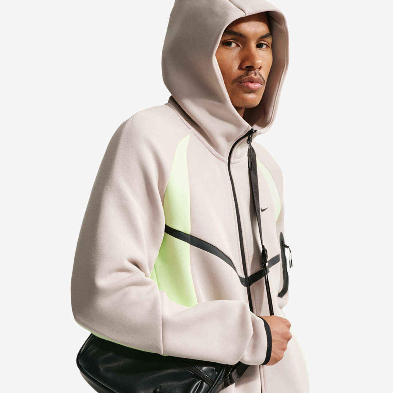 Nike Tech Fleece Pro Wear Full-Zip Jacket Image 3 of 5. Tap to open photo gallery.