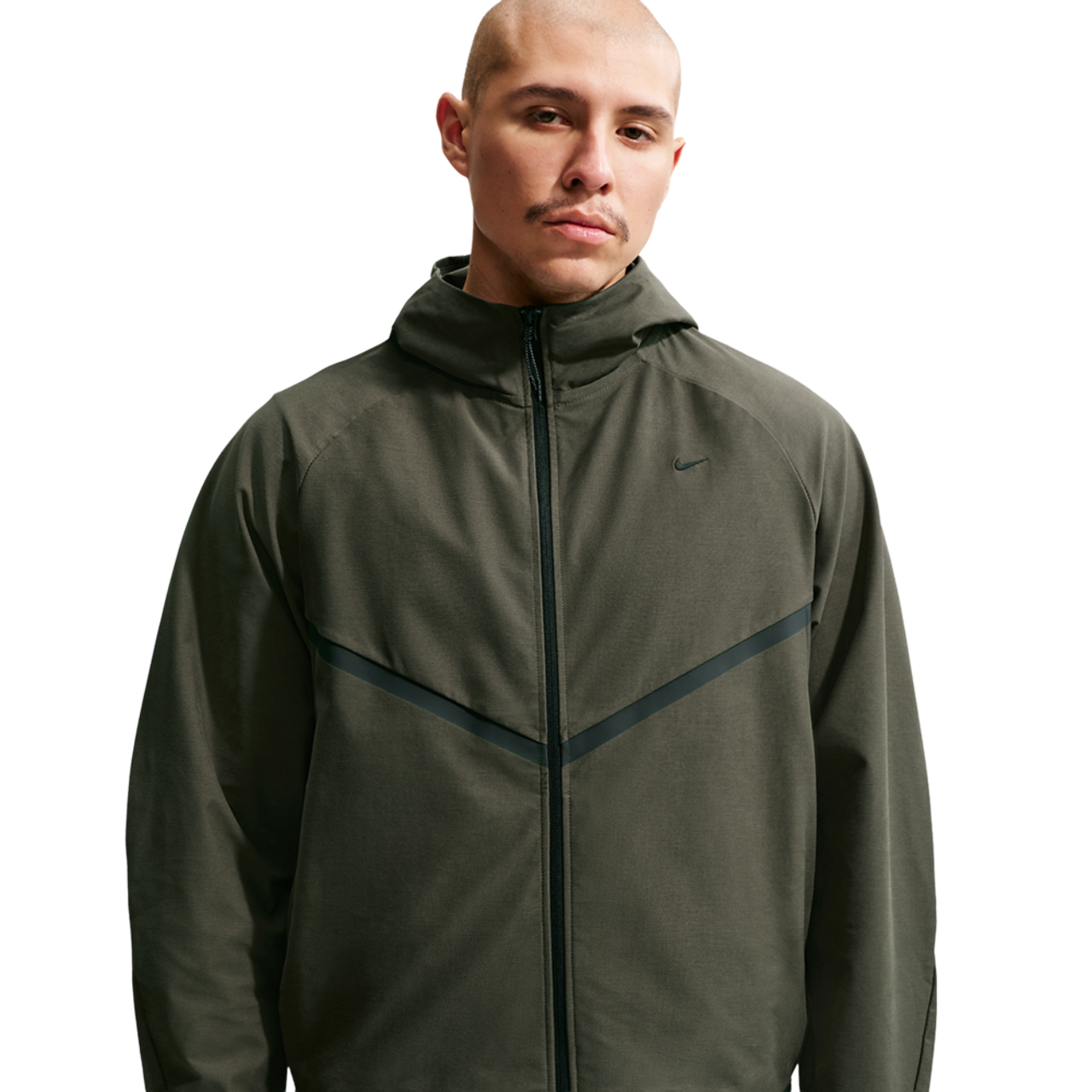 Nike Tech Shori Knit Full-Zip Jacket Image 3 of 8. Tap to open photo gallery.