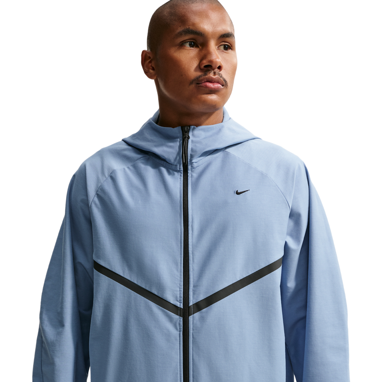 Nike Tech Shori Knit Full-Zip Jacket Image 1 of 5. Tap to open photo gallery.