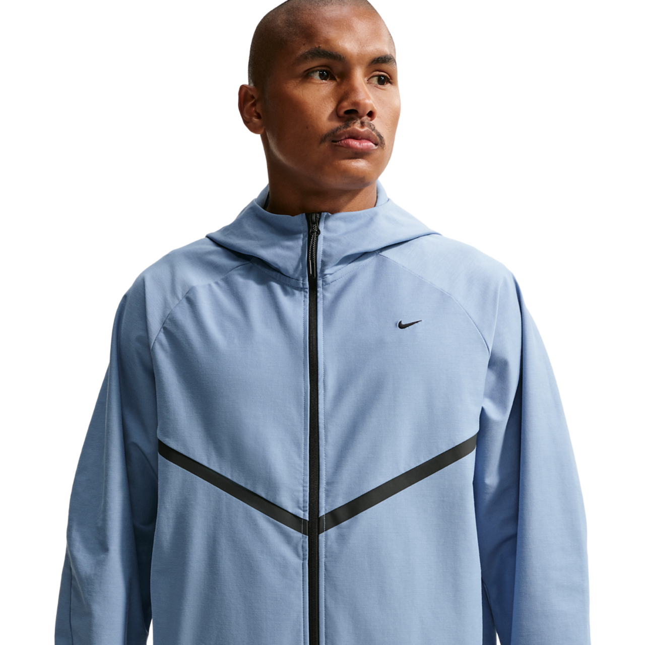 Nike Tech Shori Knit Full-Zip Jacket Image 1 of 5. Tap to open photo gallery.