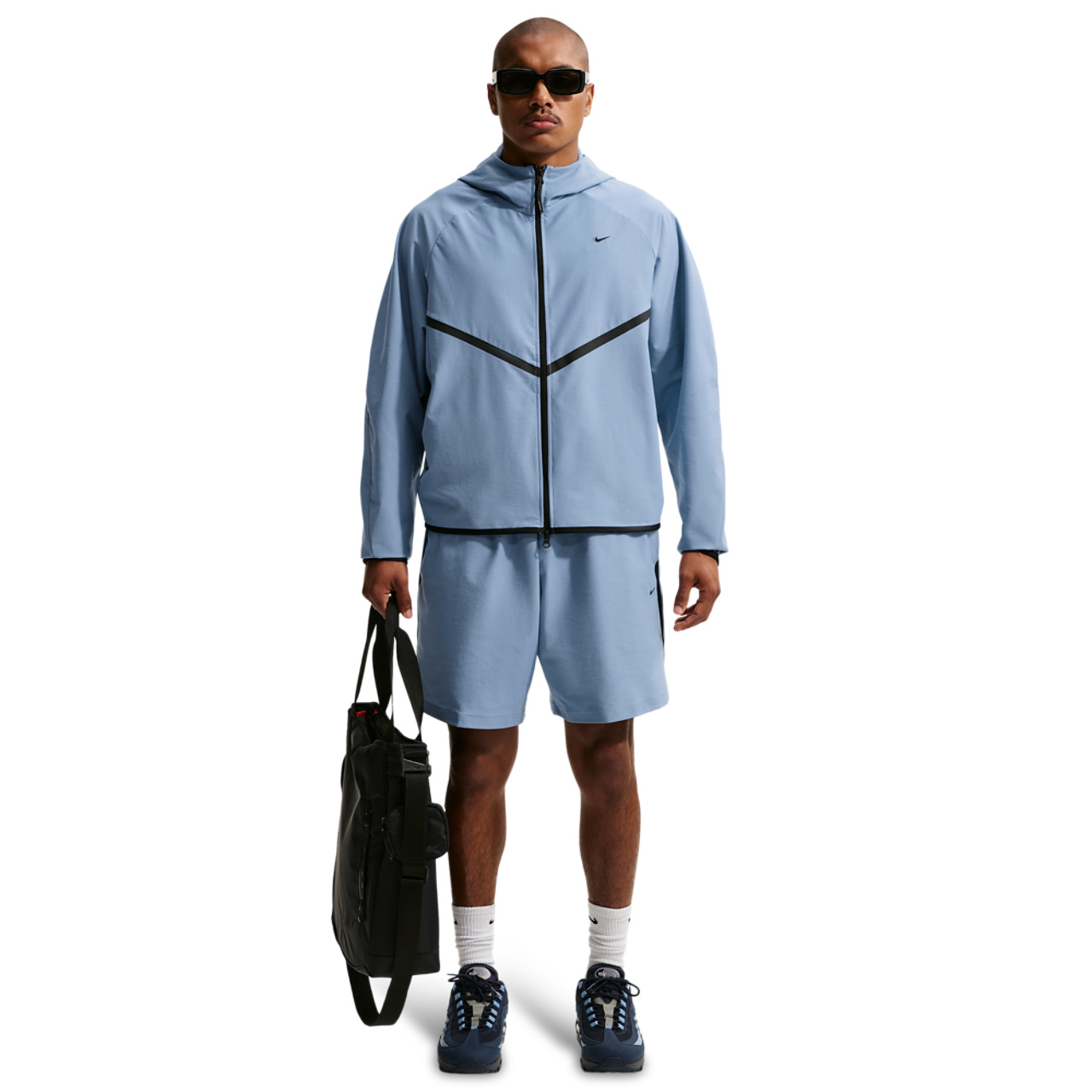 Nike Tech Shori Knit Full-Zip Jacket Image 4 of 5. Tap to open photo gallery.