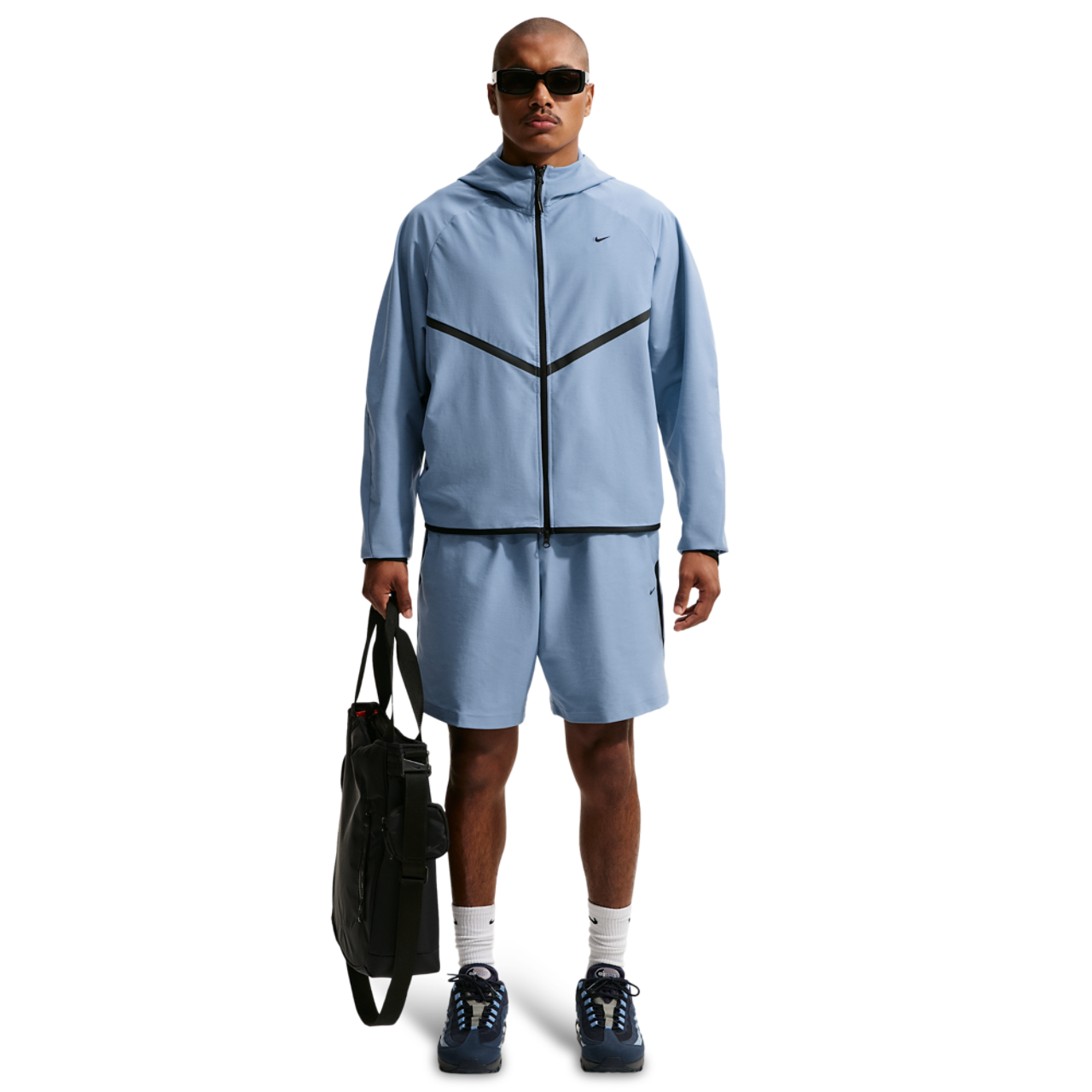 Nike Tech Shori Knit Full-Zip Jacket Image 4 of 5. Tap to open photo gallery.