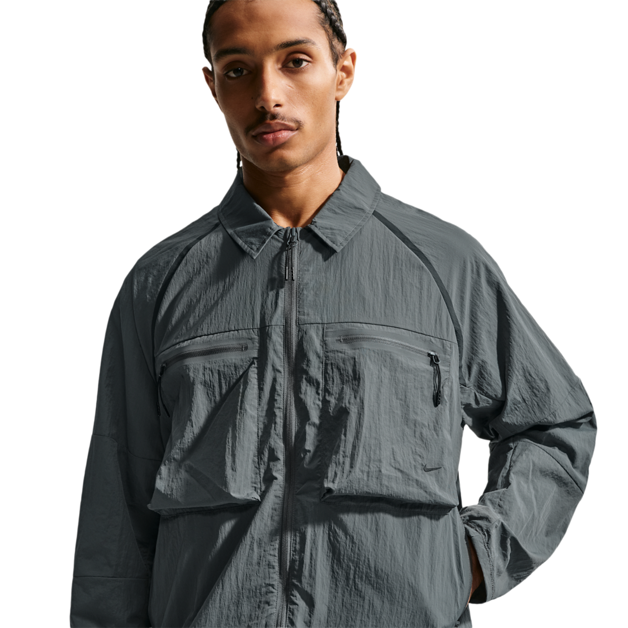 Nike Tech Ergo Utility Long Sleve Shirt Image 1 of 4. Tap to open photo gallery.