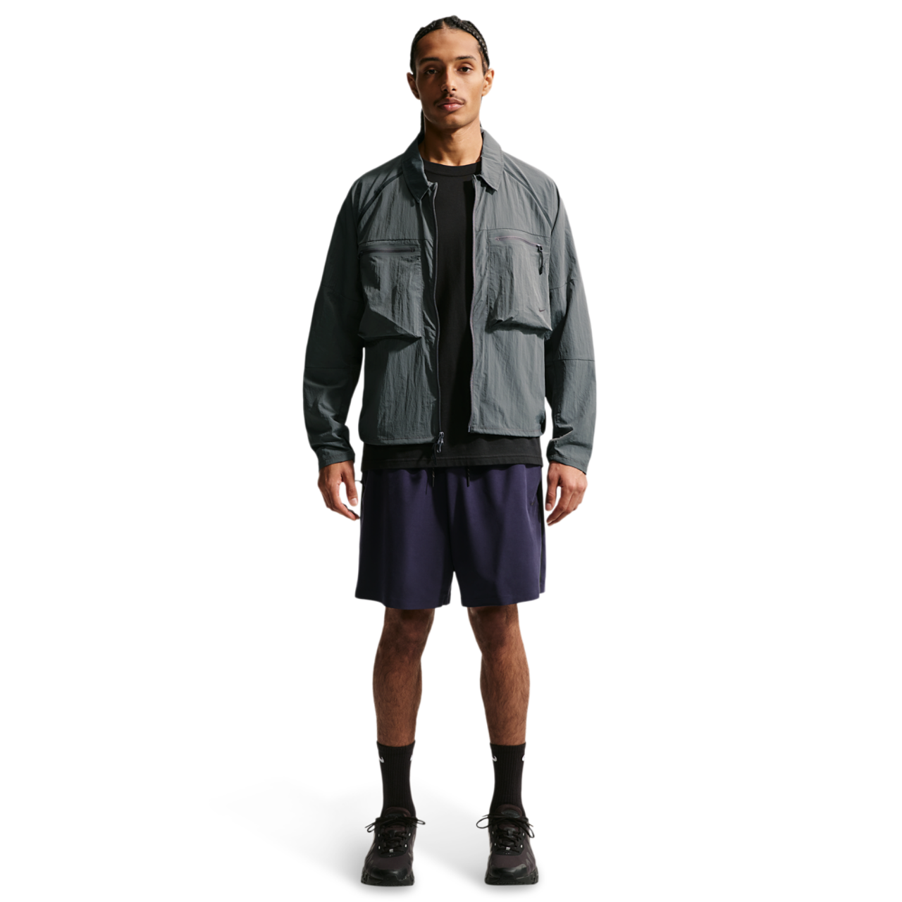 Nike Tech Ergo Utility Long Sleve Shirt Image 3 of 4. Tap to open photo gallery.