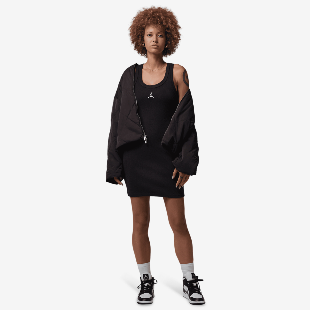 Jordan BRK Essential Tank Dress Image 5 of 5. Tap to open photo gallery.