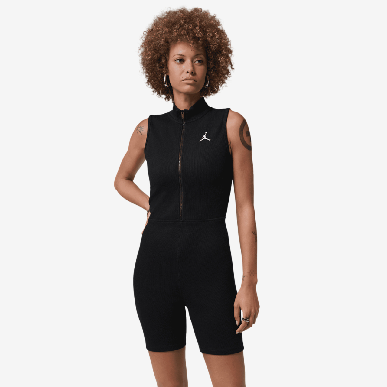 Jordan BRK Essential Romper Bodysuit Image 1 of 5. Tap to open photo gallery.