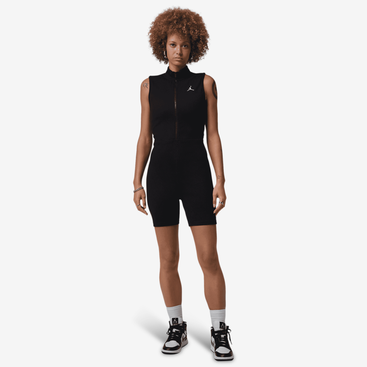 Jordan BRK Essential Romper Bodysuit Image 5 of 5. Tap to open photo gallery.