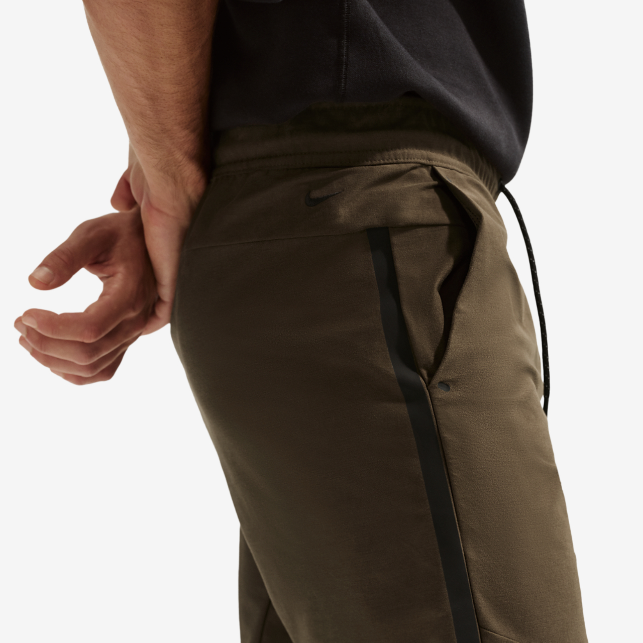 Nike Tech Shori Knit Drill Pant Image 2 of 4. Tap to open photo gallery.
