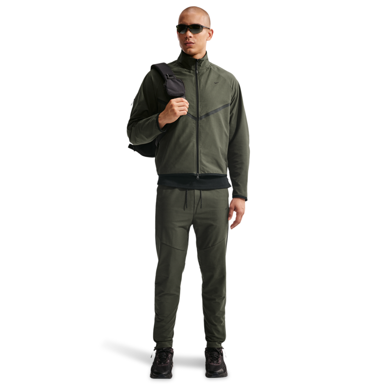 Nike Tech Shori Knit Drill Pant Image 7 of 8. Tap to open photo gallery.