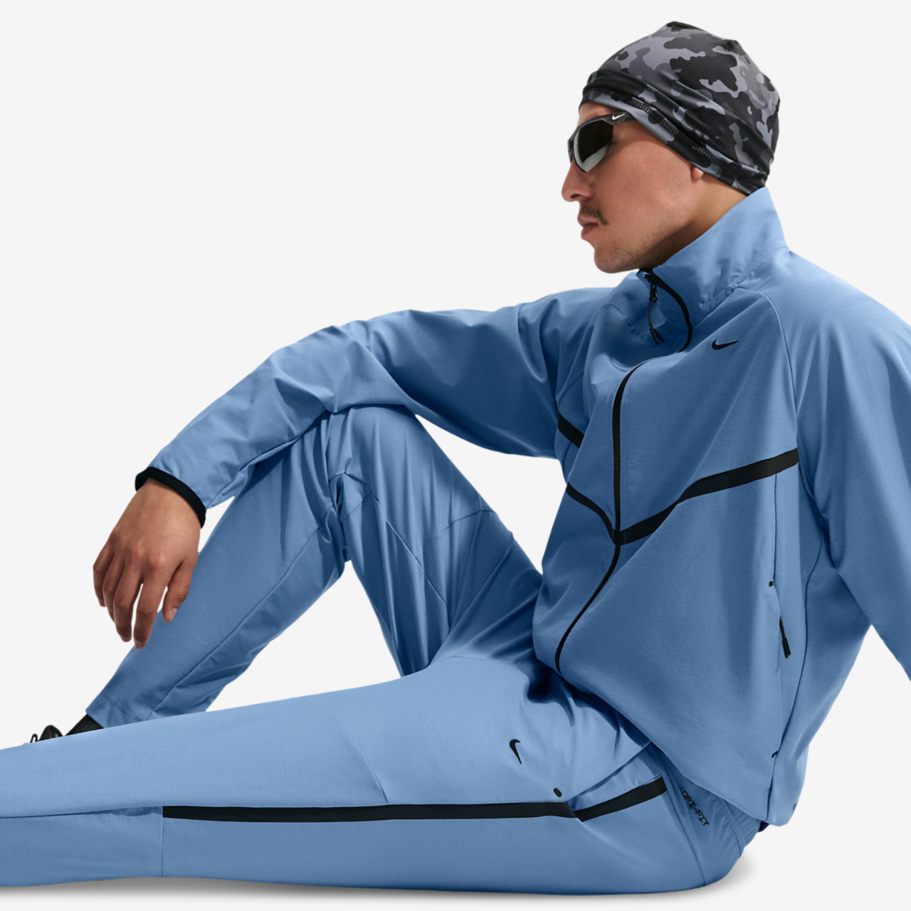 Nike Tech Shori Knit Drill Pant Image 6 of 8. Tap to open photo gallery.