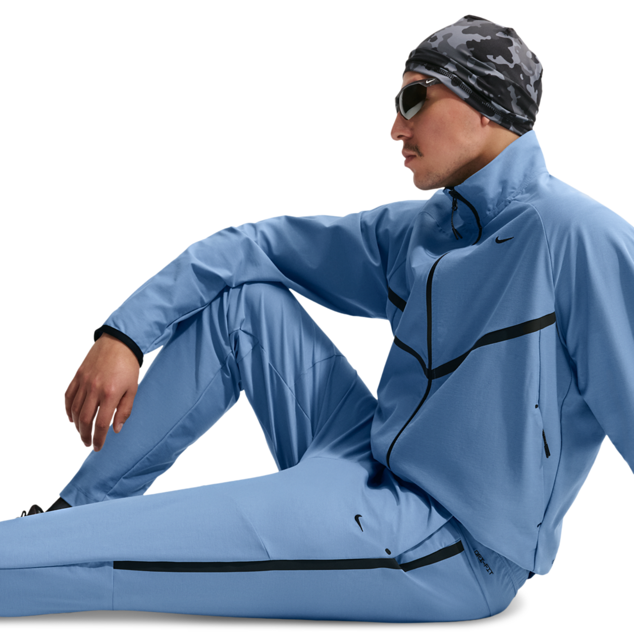 Nike Tech Shori Knit Drill Pant Image 6 of 8. Tap to open photo gallery.