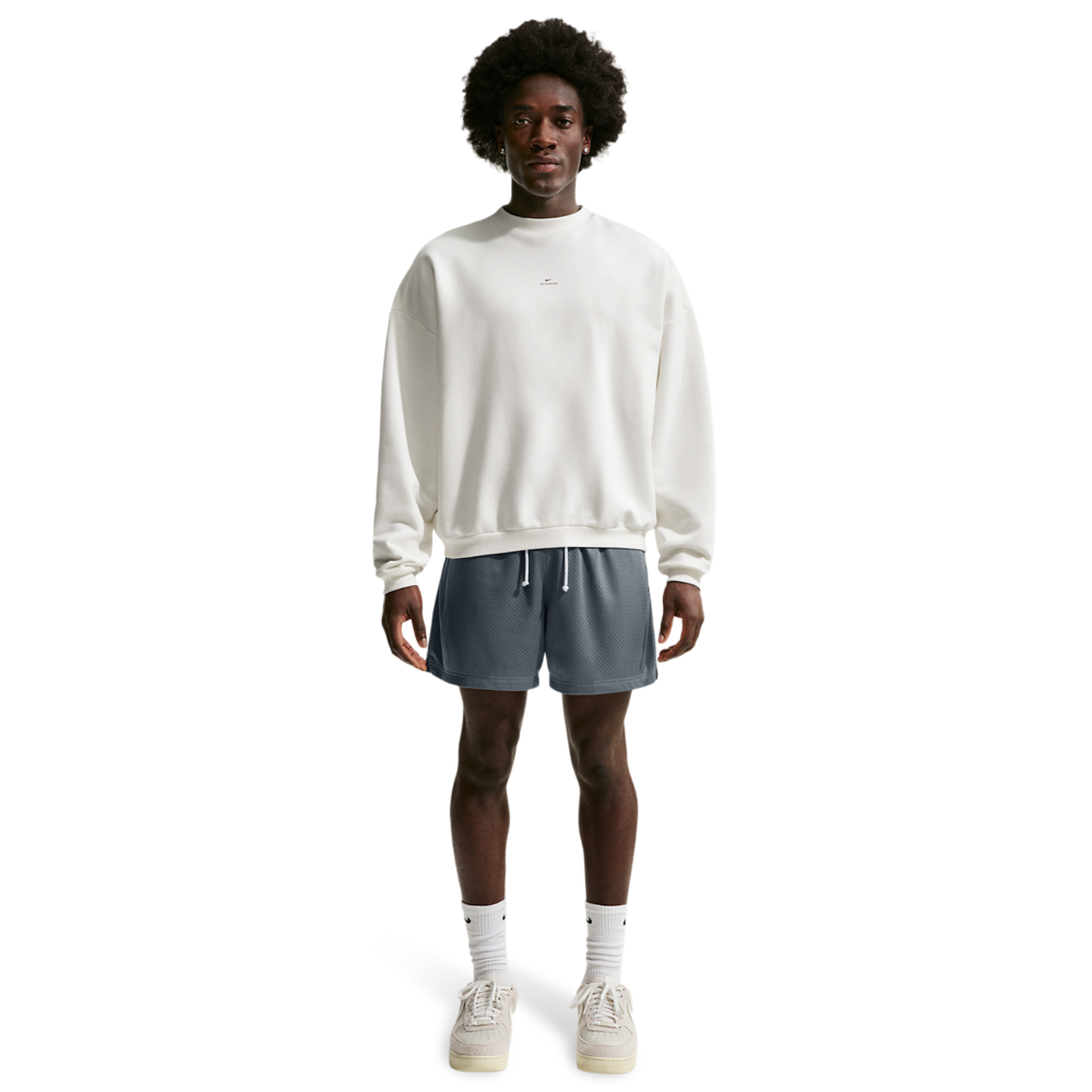 Nike Dri-FIT Standard Issue Mesh 5IN Shorts Image 3 of 4. Tap to open photo gallery.