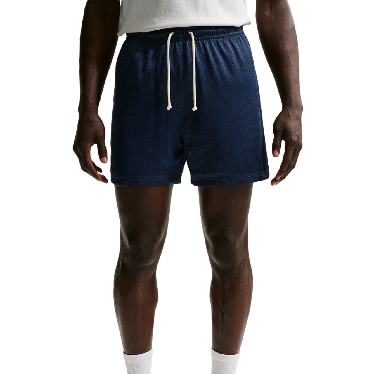 Nike Dri-FIT Standard Issue Mesh 5IN Shorts Image 1 of 4. Tap to open photo gallery.