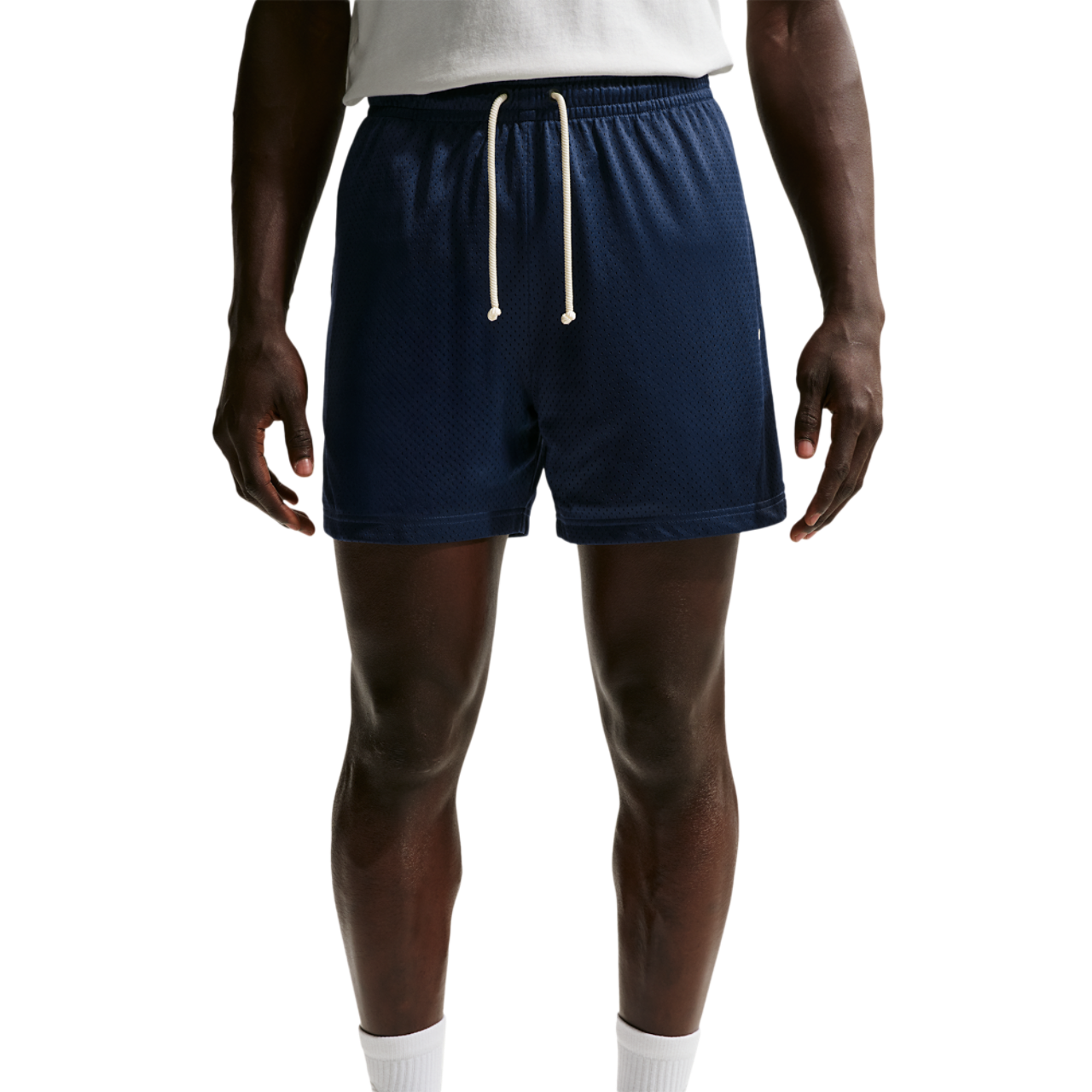 Nike Dri-FIT Standard Issue Mesh 5IN Shorts Image 1 of 4. Tap to open photo gallery.
