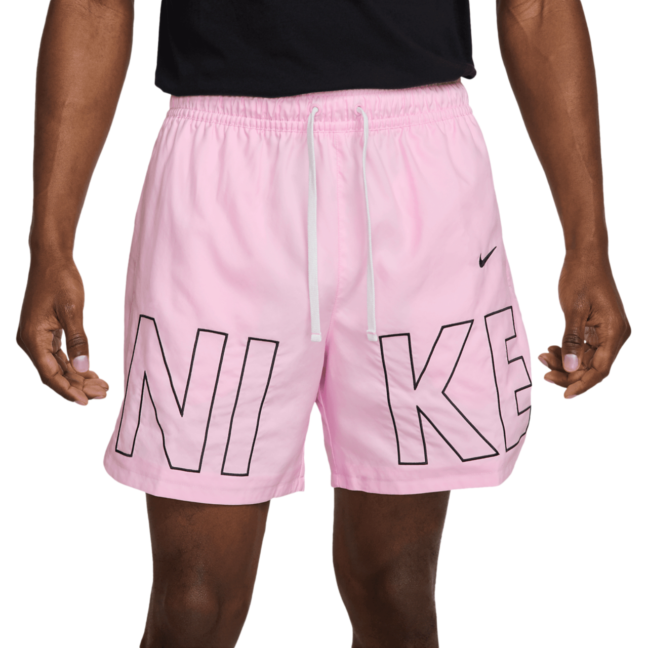 Nike Woven Monogram Flow Shorts Image 2 of 8. Tap to open photo gallery.