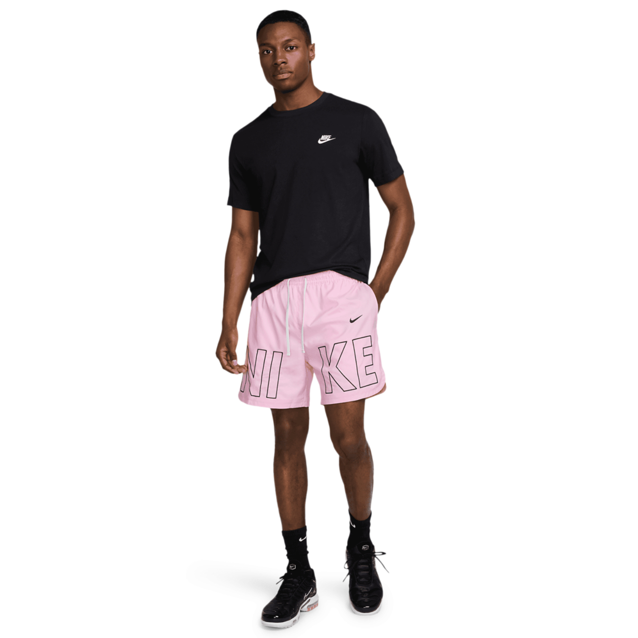 Nike Woven Monogram Flow Shorts Image 8 of 8. Tap to open photo gallery.