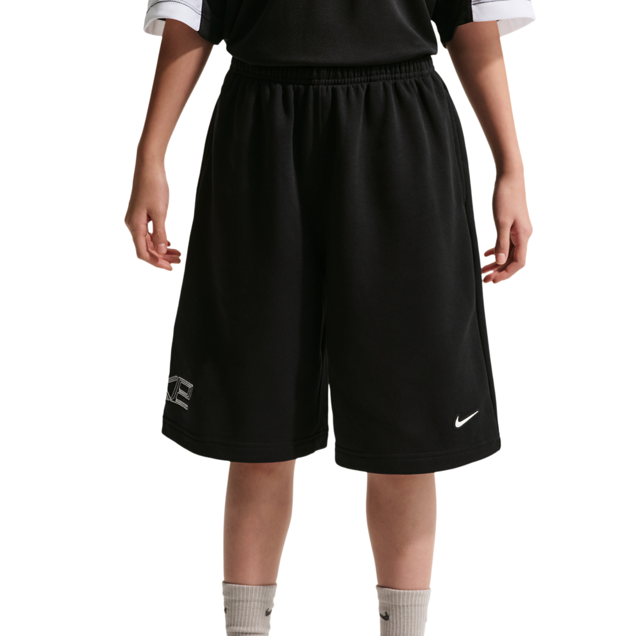 Nike NSW Dri-FIT Fleece Shorts - Girls' Grade School | Foot Locker