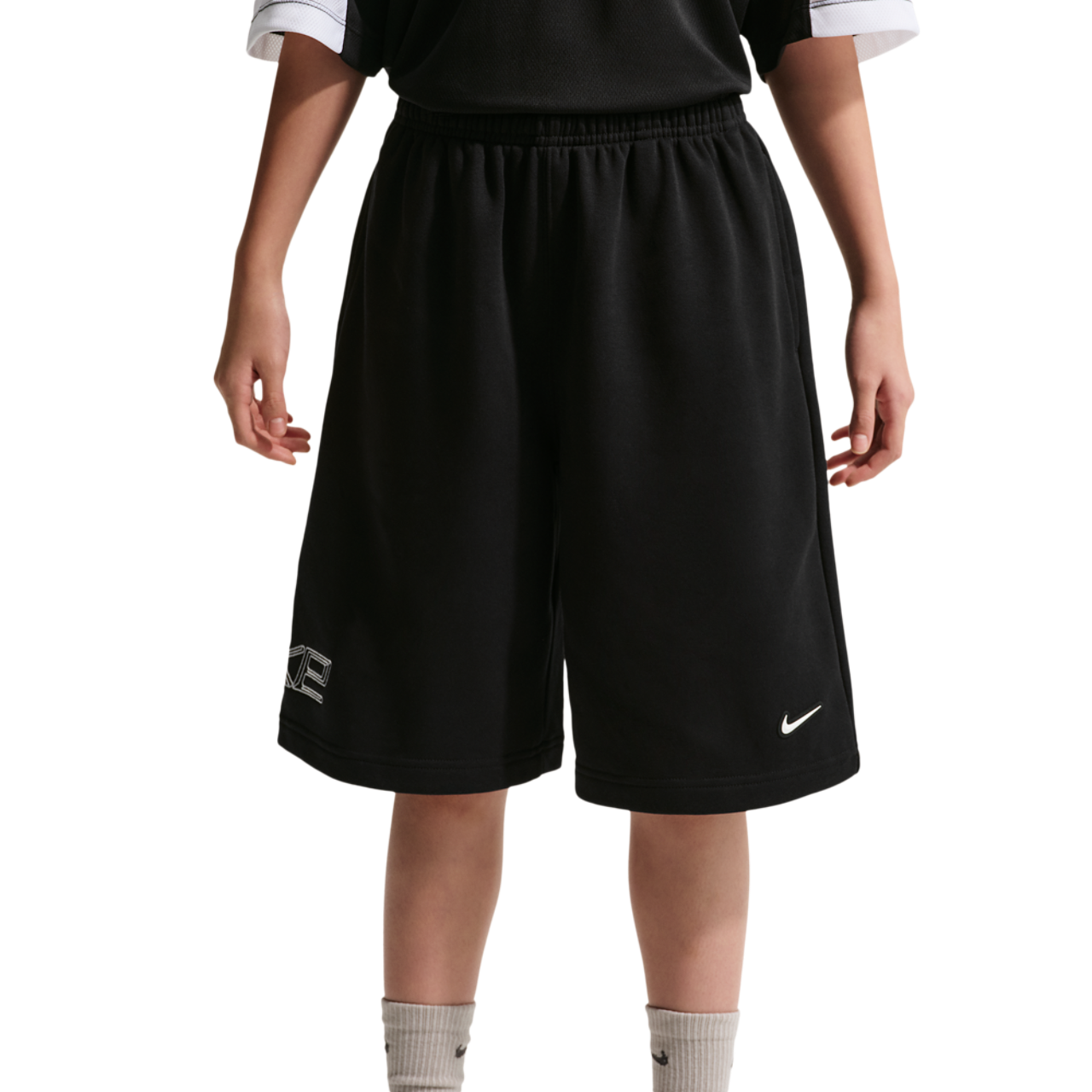 Nike NSW Dri-FIT Fleece Shorts - Girls' Grade School | Foot Locker