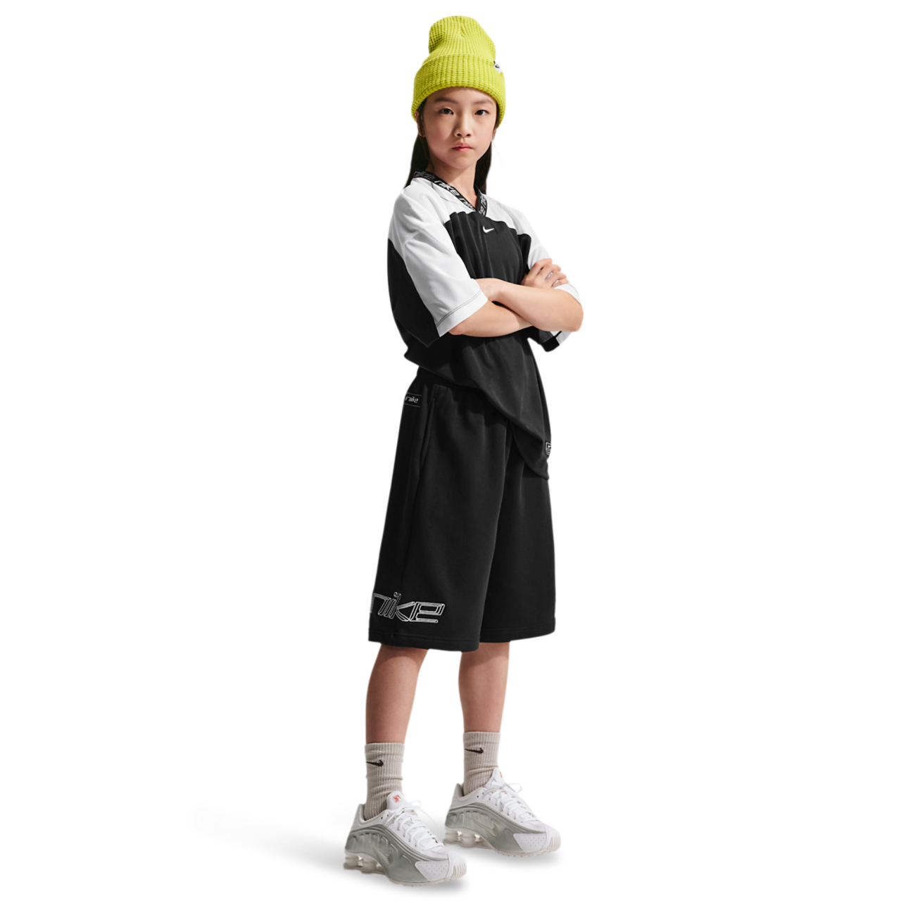 Nike NSW Dri-FIT Fleece Shorts - Girls' Grade School | Foot Locker