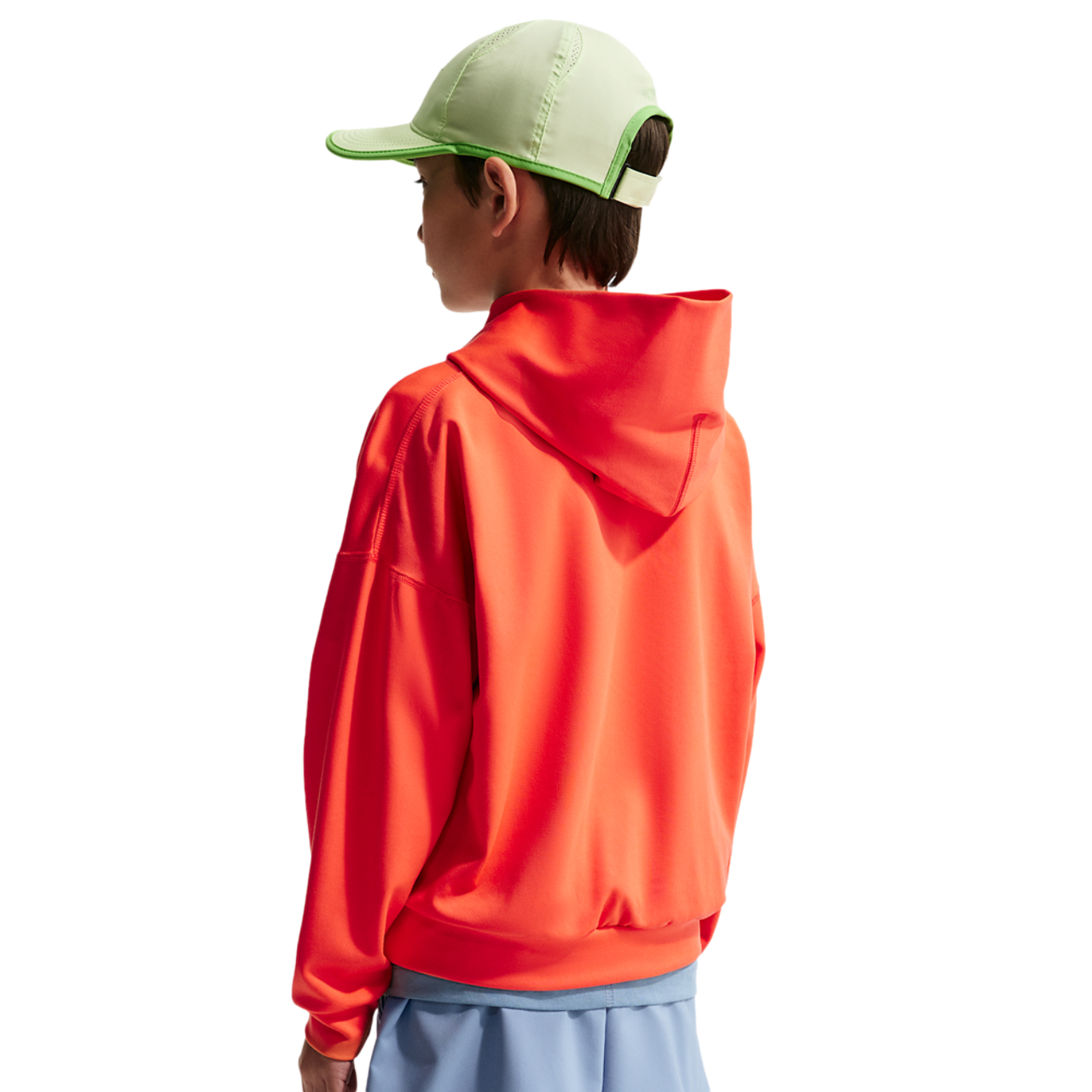 Nike Pro DriFit Fleece Pullover Hoodie Image 2 of 7. Tap to open photo gallery.