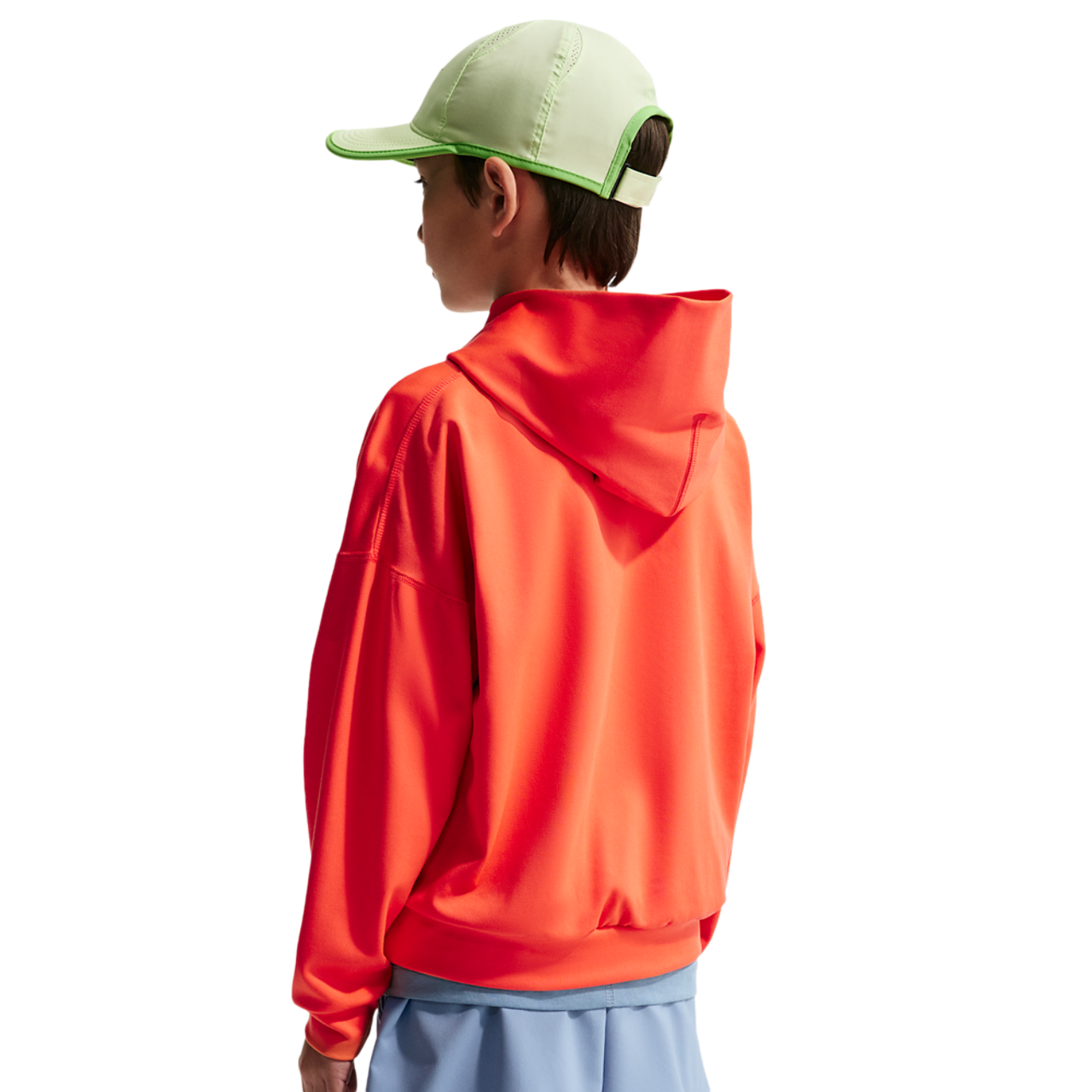 Nike Pro DriFit Fleece Pullover Hoodie Image 2 of 7. Tap to open photo gallery.