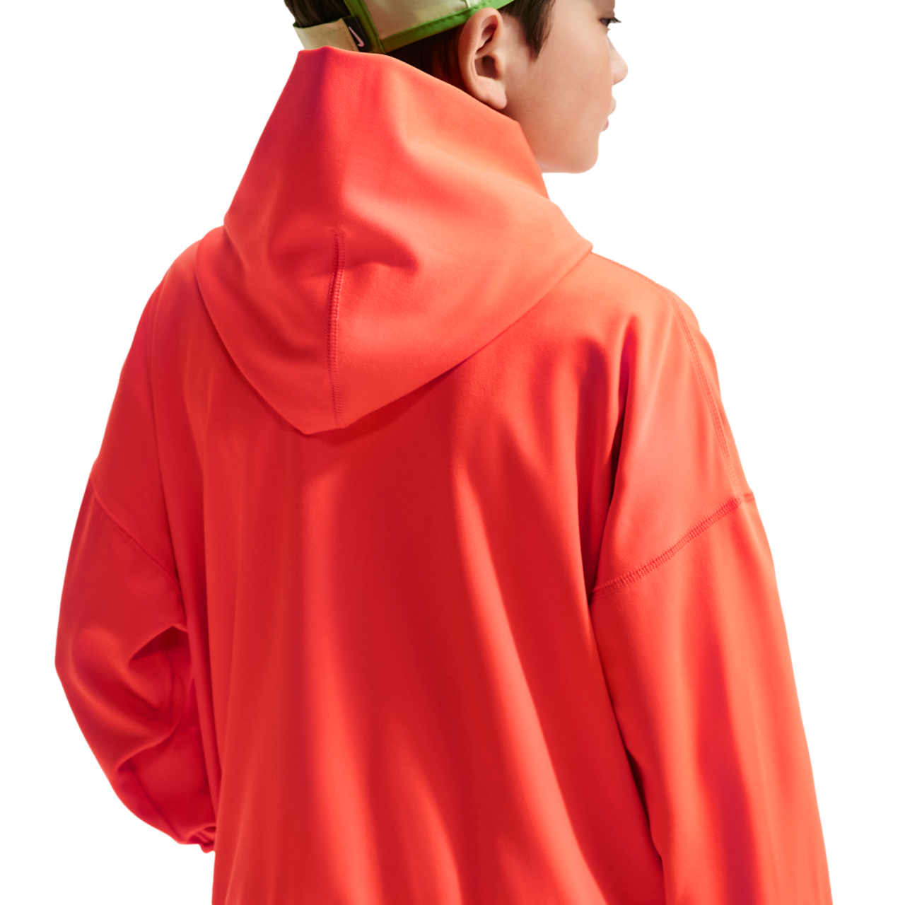Nike Pro DriFit Fleece Pullover Hoodie Image 3 of 7. Tap to open photo gallery.