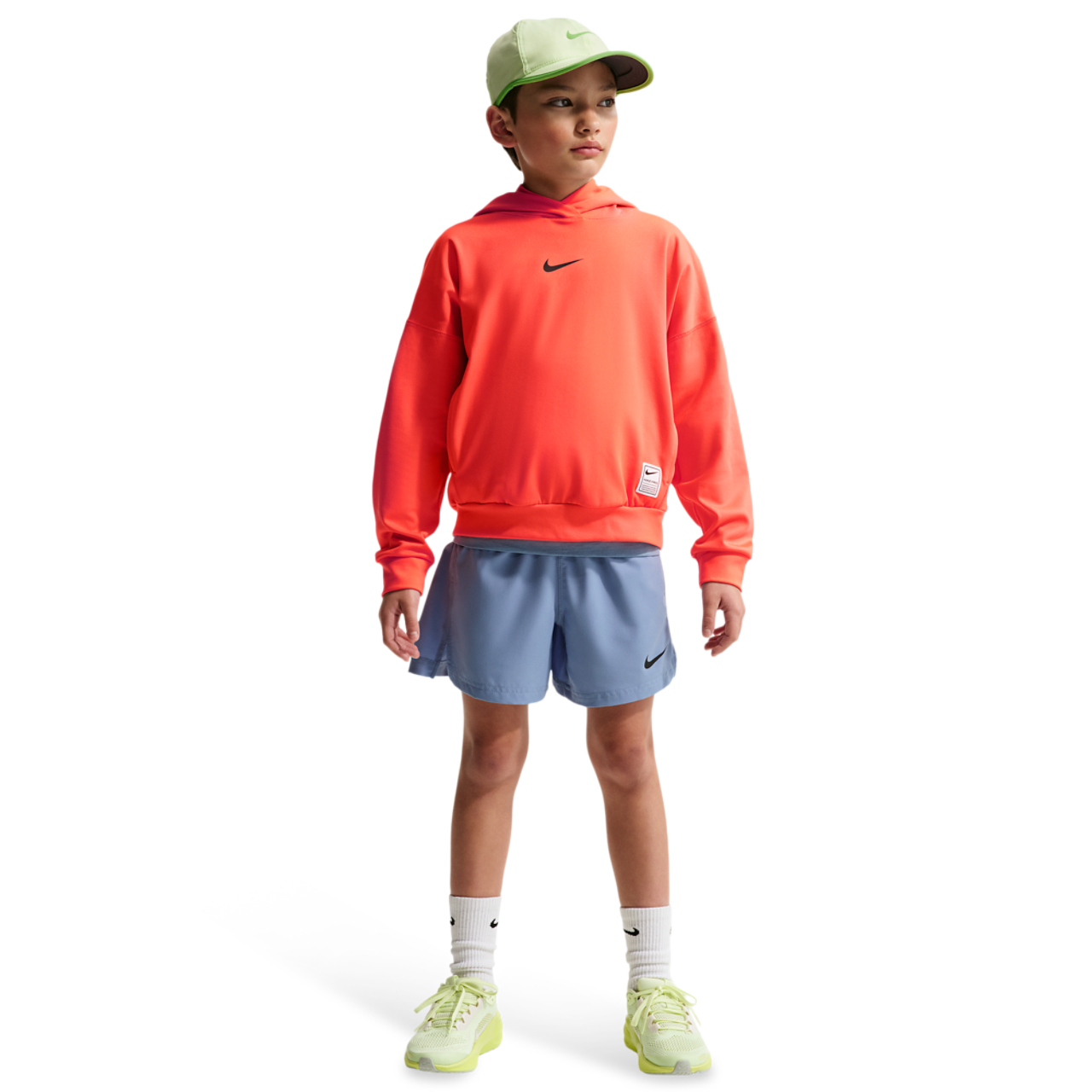 Nike Pro DriFit Fleece Pullover Hoodie Image 6 of 7. Tap to open photo gallery.