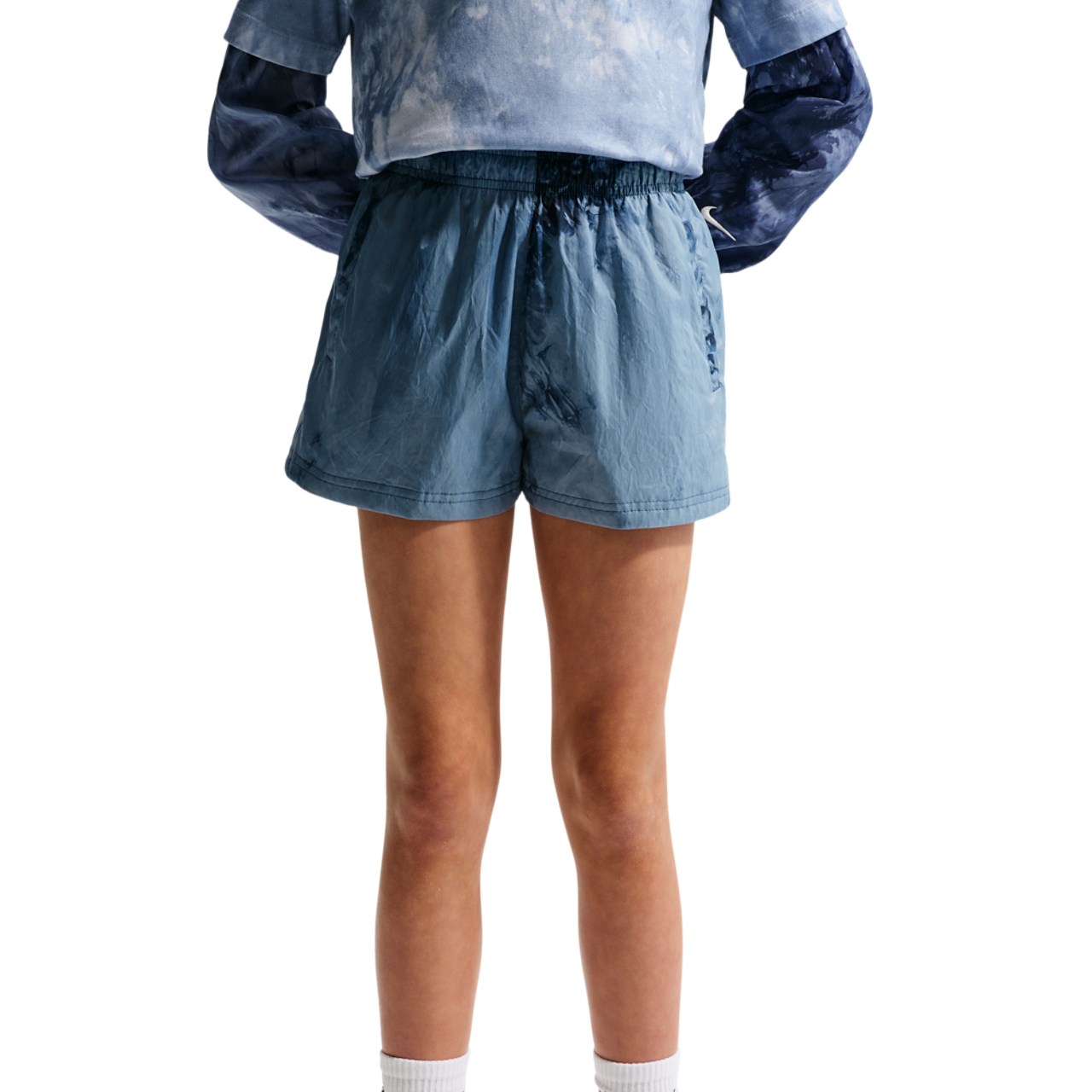 Nike NSW Club Woven Short Gfx Image 1 of 4. Tap to open photo gallery.