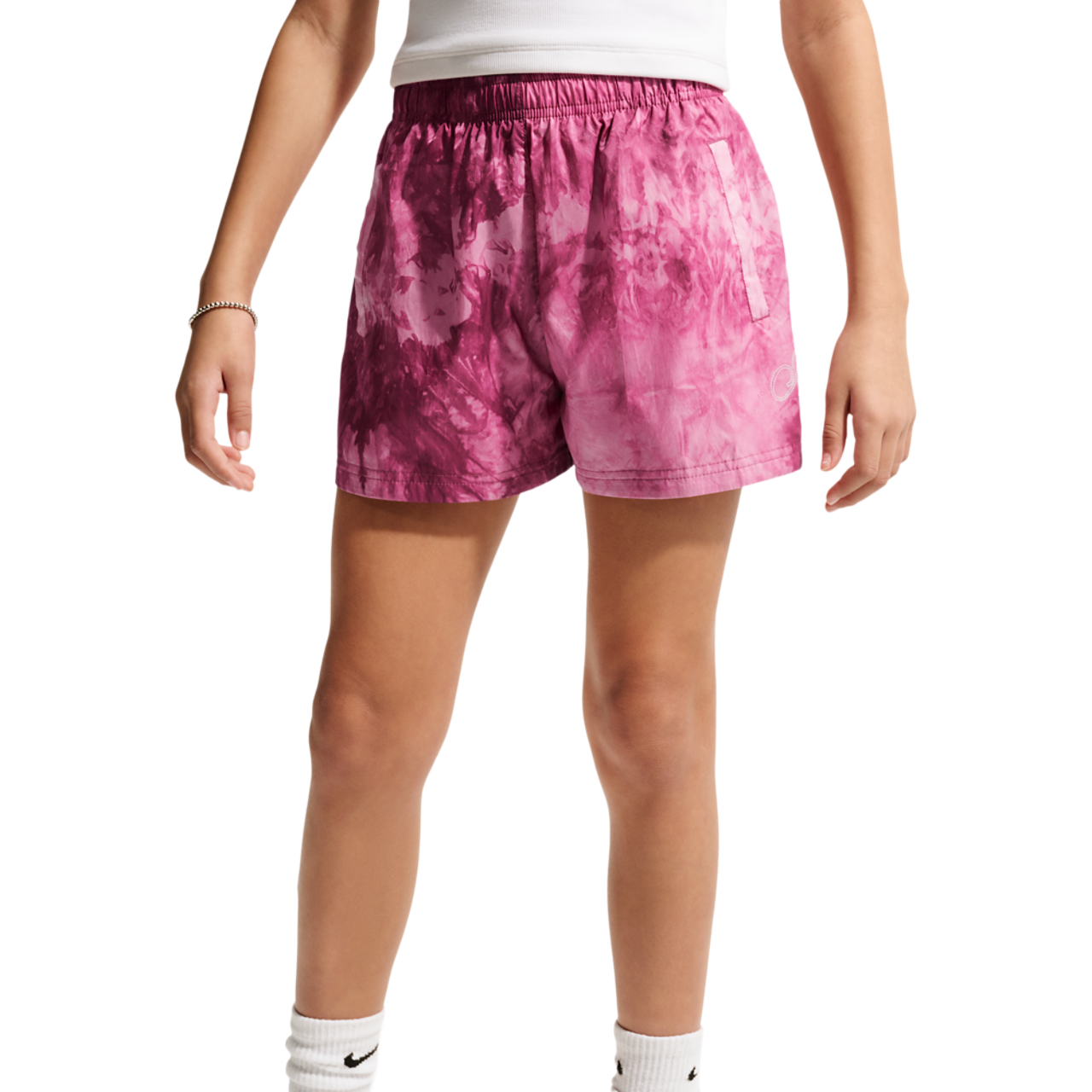 Nike NSW Club Woven Short Gfx Image 1 of 4. Tap to open photo gallery.