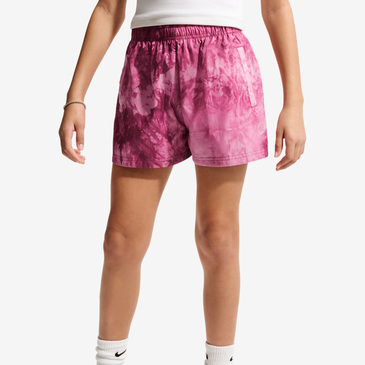 Nike NSW Club Woven Short Gfx Image 1 of 4. Tap to open photo gallery.