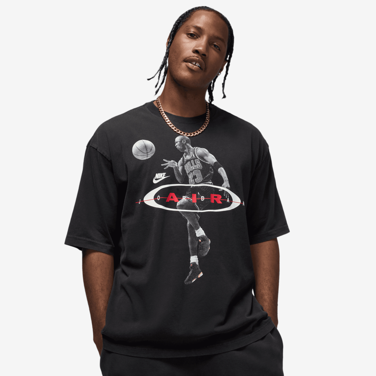 Jordan Brooklyn 2Air Reissue Short Sleeve Crew Image 1 of 6. Tap to open photo gallery.