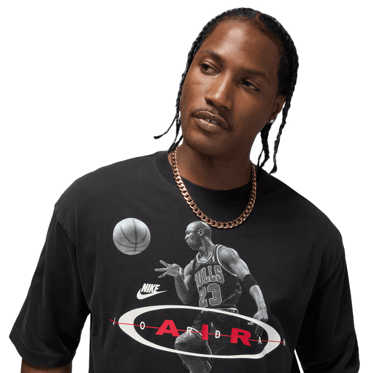 Jordan Brooklyn 2Air Reissue Short Sleeve Crew Image 3 of 6. Tap to open photo gallery.