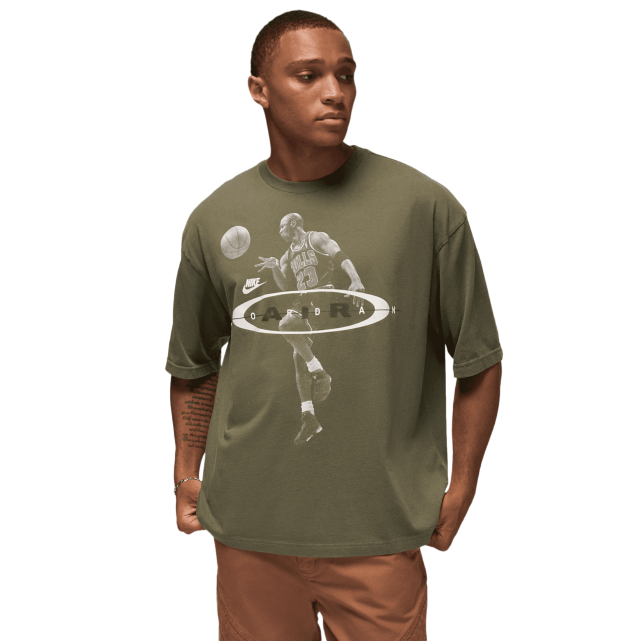 Jordan Brooklyn 2Air Reissue Short Sleeve Crew Image 1 of 6. Tap to open photo gallery.