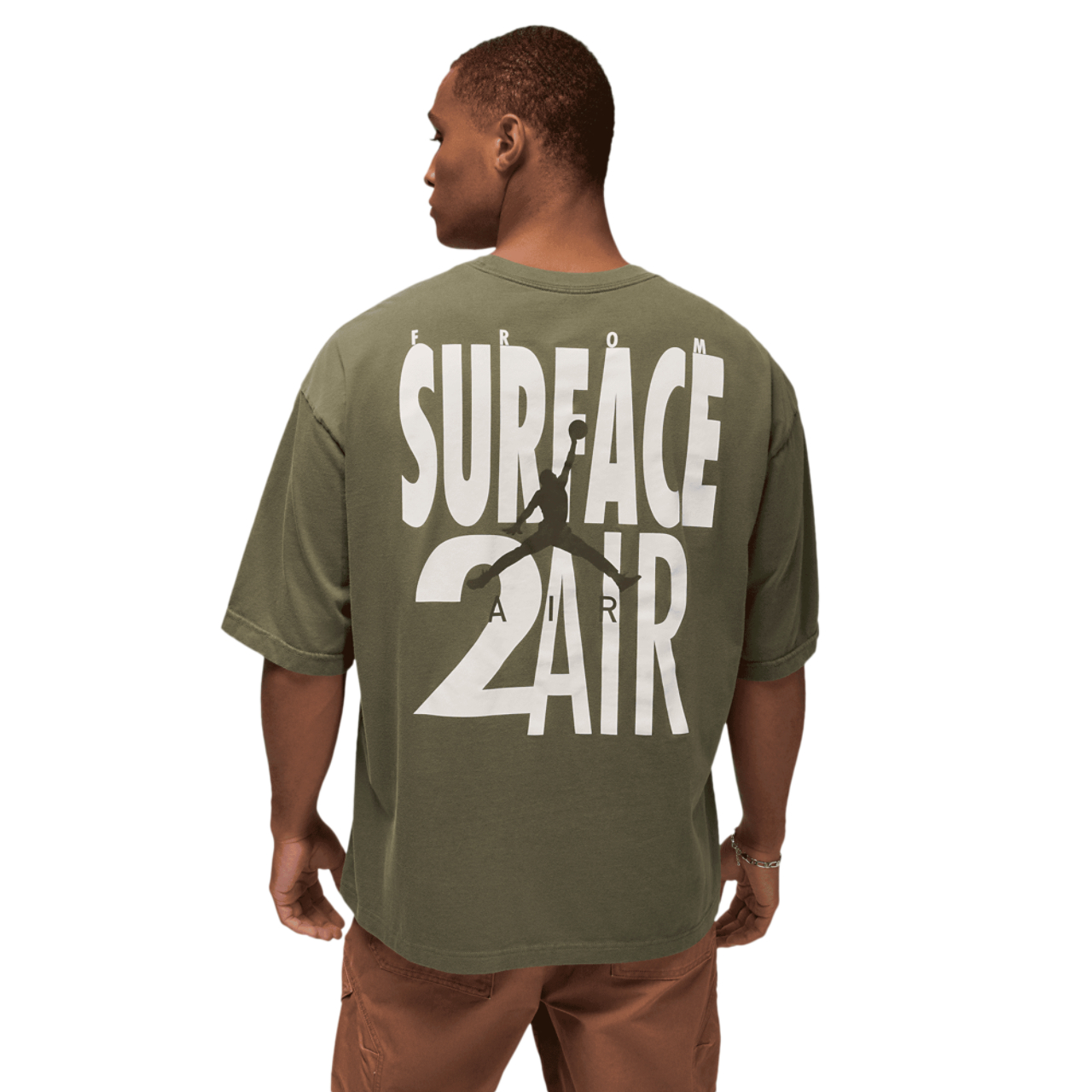 Jordan Brooklyn 2Air Reissue Short Sleeve Crew Image 2 of 6. Tap to open photo gallery.