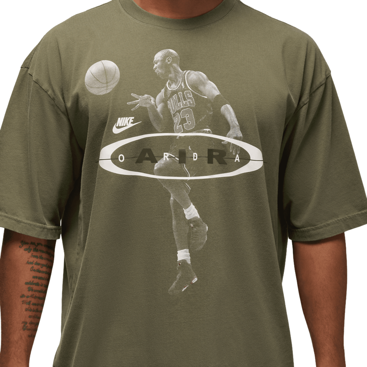 Jordan Brooklyn 2Air Reissue Short Sleeve Crew Image 3 of 6. Tap to open photo gallery.