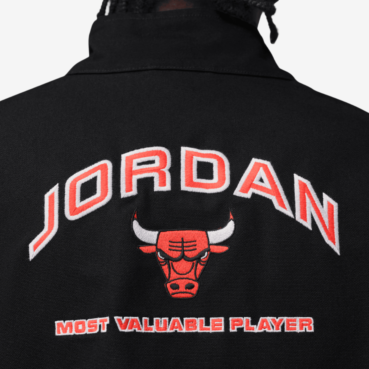 Jordan Flight Graphic Workwear Jacket Image 7 of 8. Tap to open photo gallery.