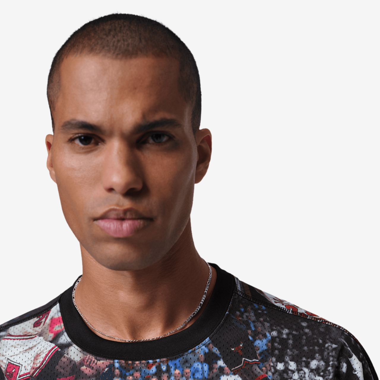 Jordan Flight AOP Long Sleeve Jersey Image 3 of 4. Tap to open photo gallery.