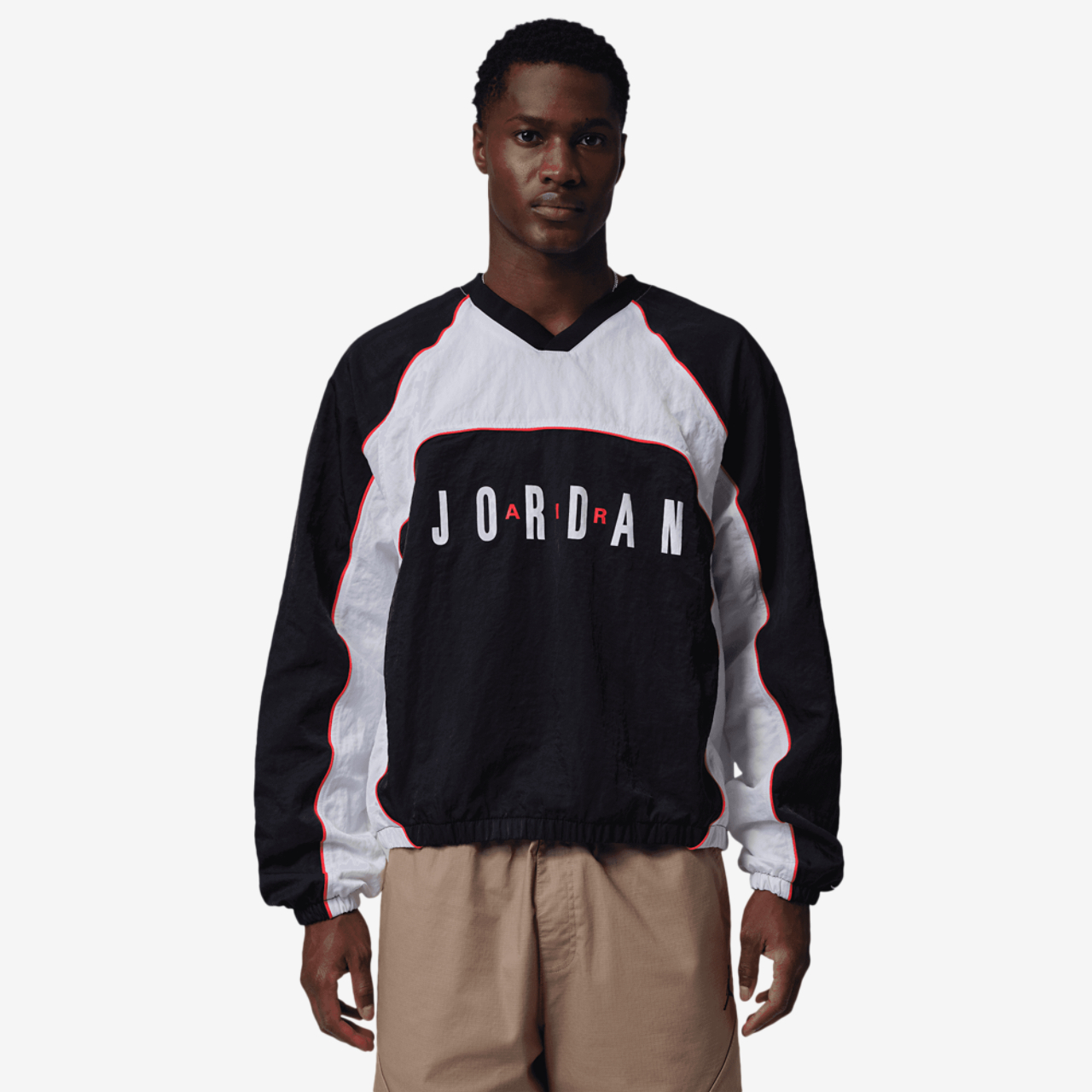 Jordan Flight Long Sleeve Warm-Up Top Image 1 of 6. Tap to open photo gallery.