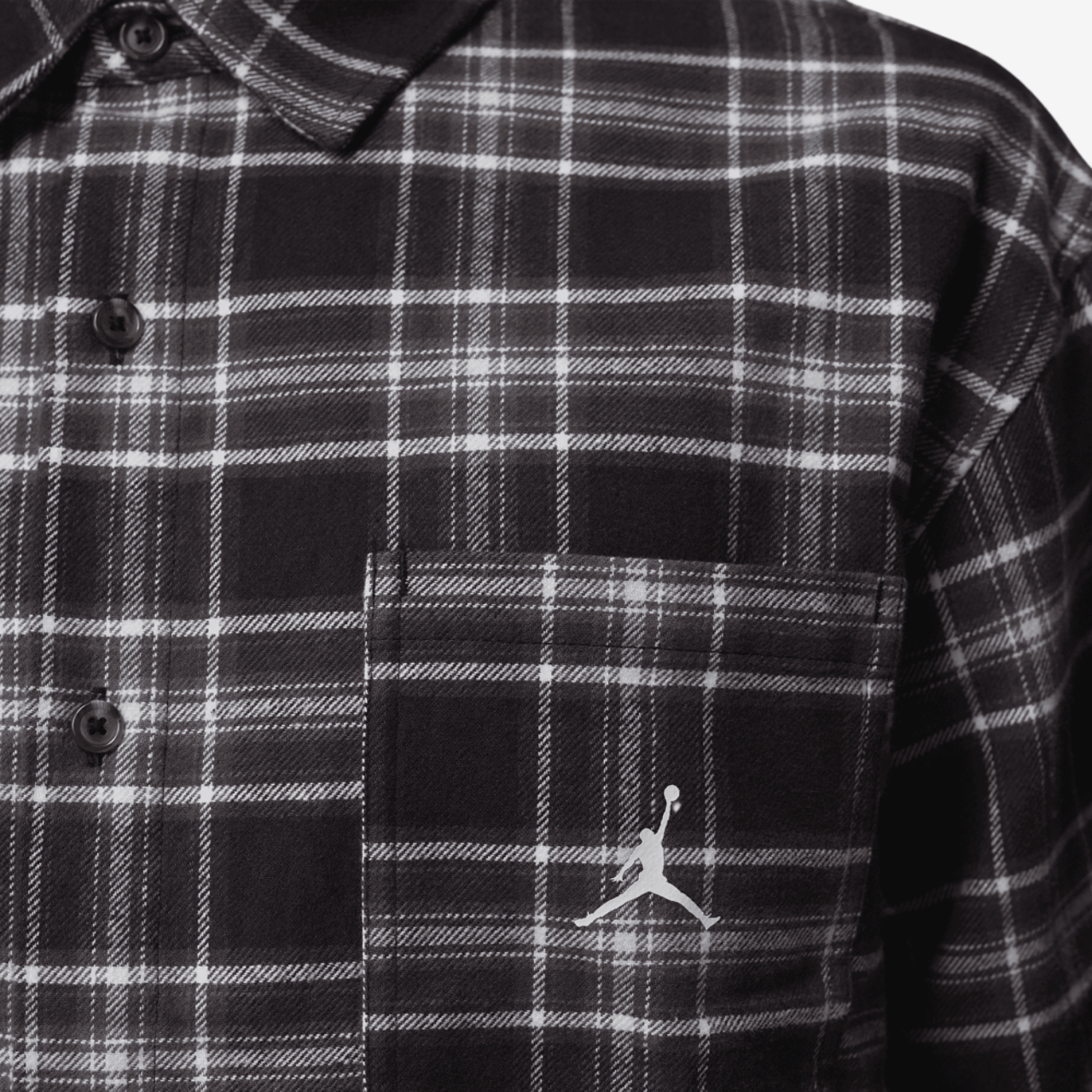 Jordan Brooklyn Flannel Graphic Long Sleeve Image 4 of 6. Tap to open photo gallery.