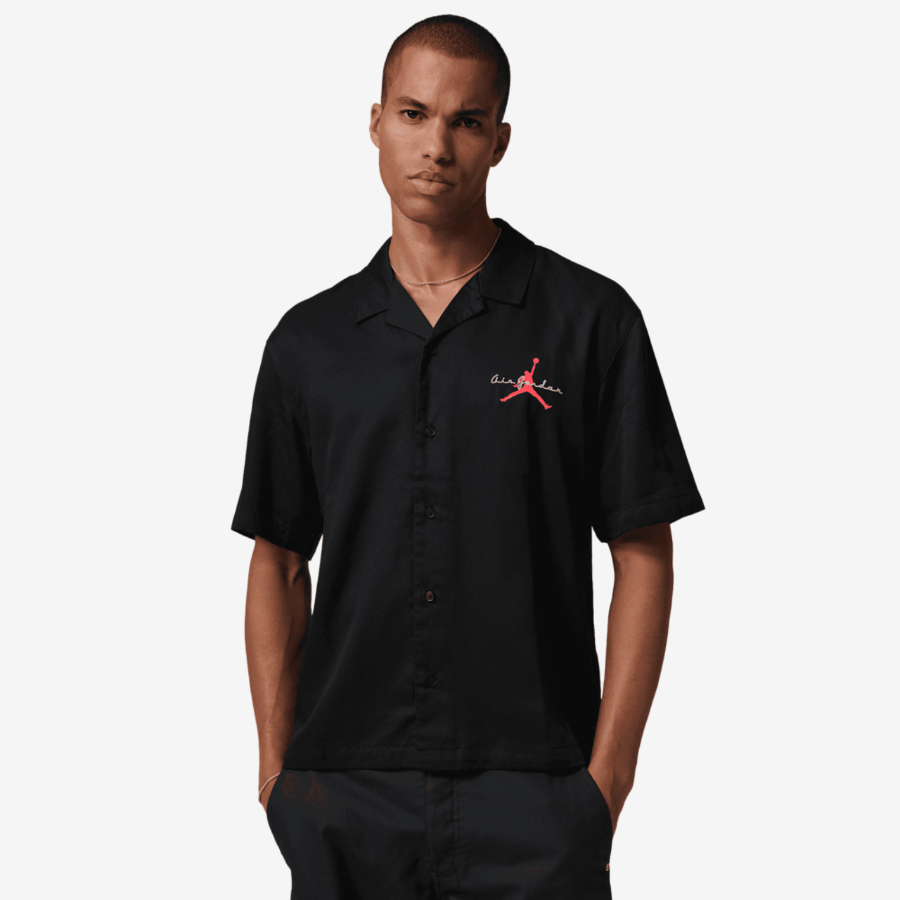 Jordan Brooklyn Bowling Shirt Image 1 of 5. Tap to open photo gallery.