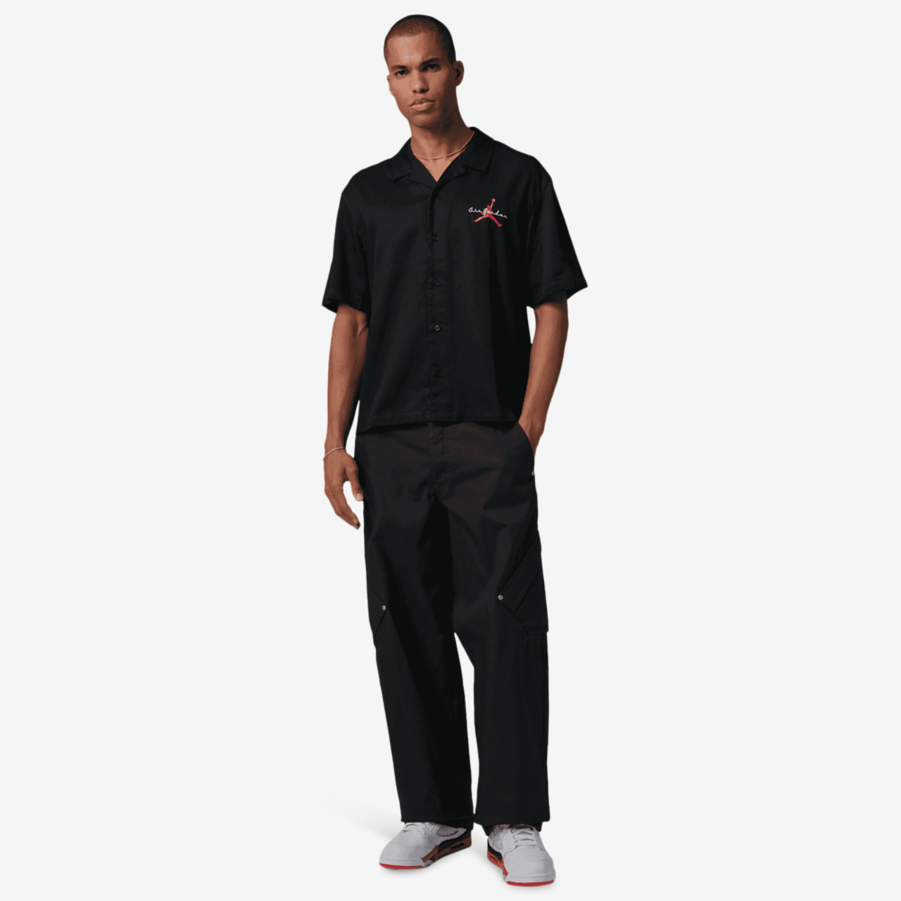 Jordan Brooklyn Bowling Shirt Image 5 of 5. Tap to open photo gallery.