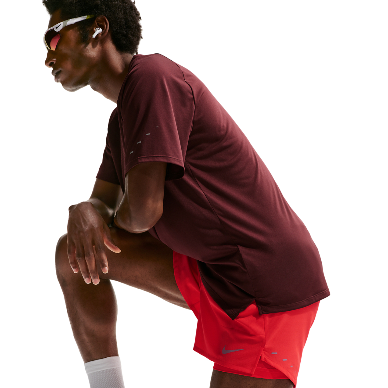 Nike Dri-FIT Stride 2in1 5" Shorts Image 4 of 6. Tap to open photo gallery.