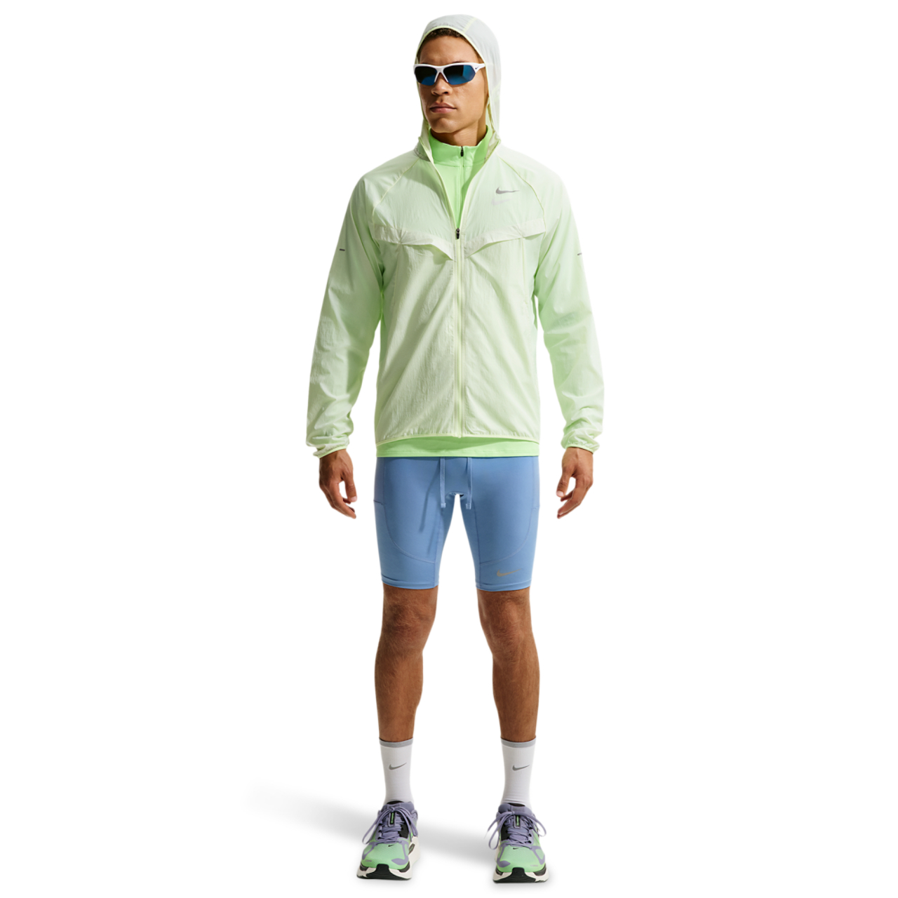Nike Dri-FIT Stride Half Tights Image 3 of 4. Tap to open photo gallery.