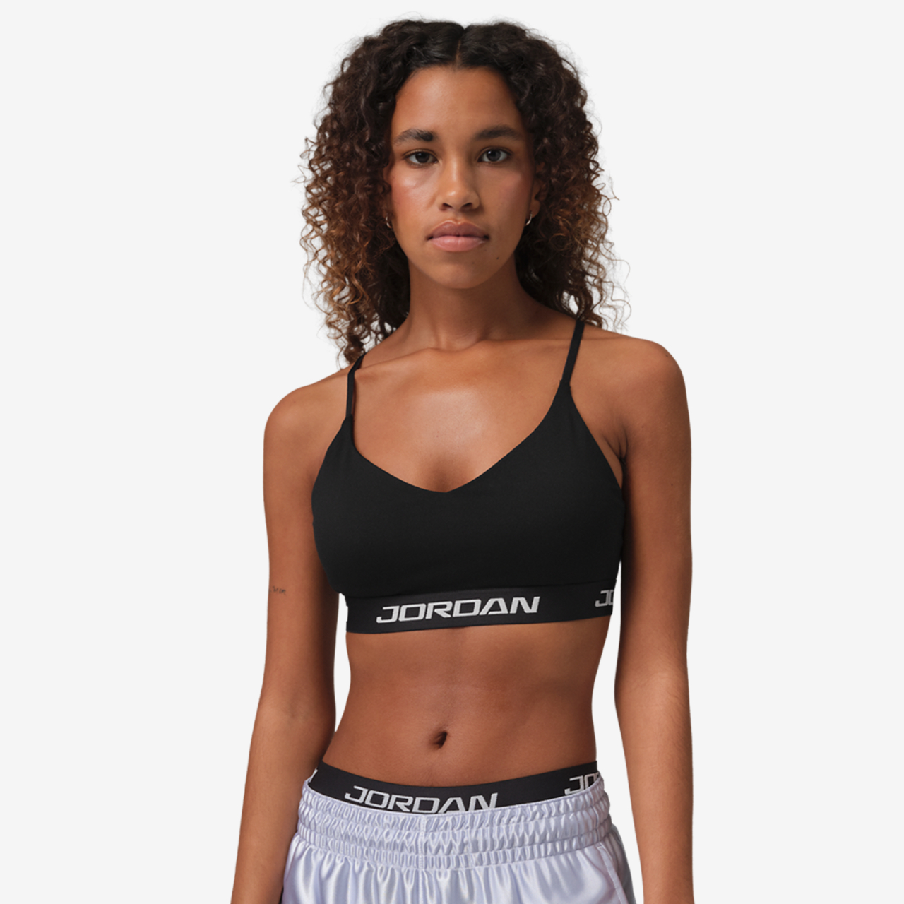Jordan Sport Indy Essentials Bra Image 1 of 4. Tap to open photo gallery.